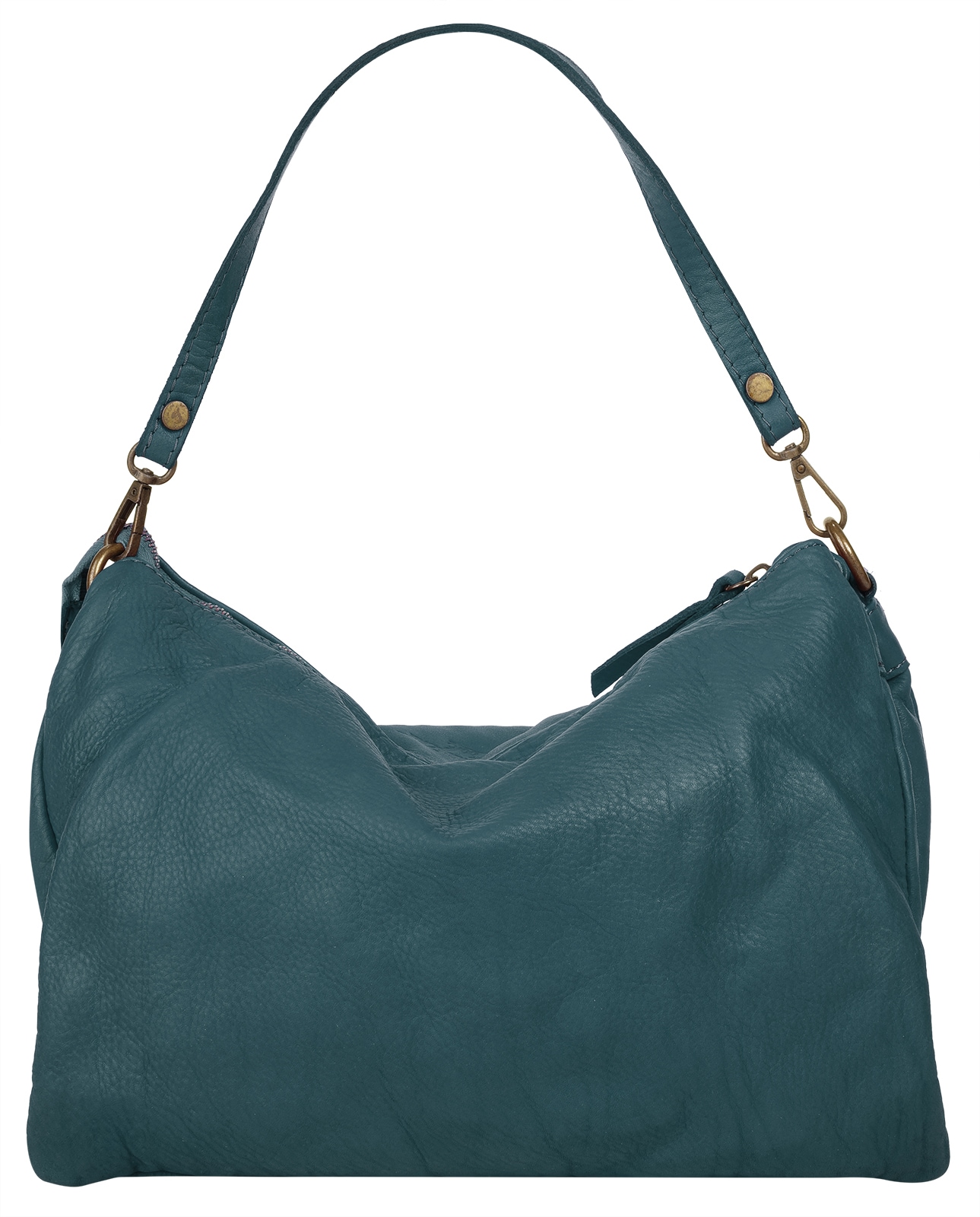 Samantha Look Umhängetasche echt Leder, Made in Italy