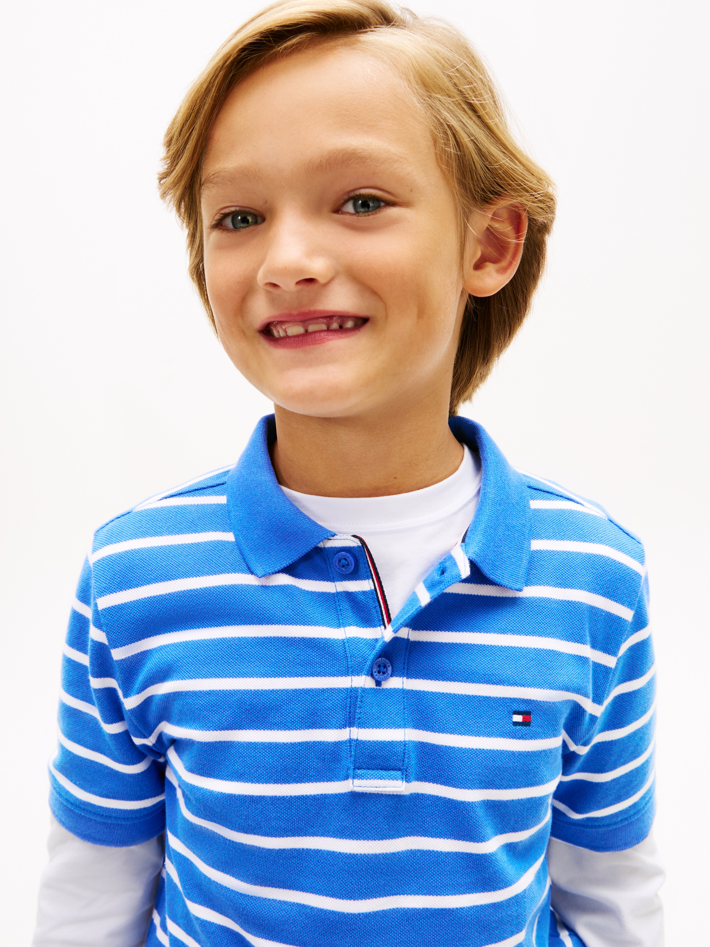 Tommy Hilfiger Poloshirt »FLAG POLO SS« Kinder bis 16 Jahre, regular fit
