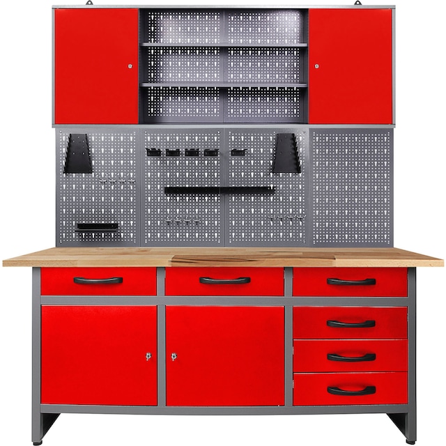 ONDIS24 Werkstatt-Set »Karsten«, (Set), 160 cm, höhenverstellbar, inkl.  Hakenset kaufen bei OTTO