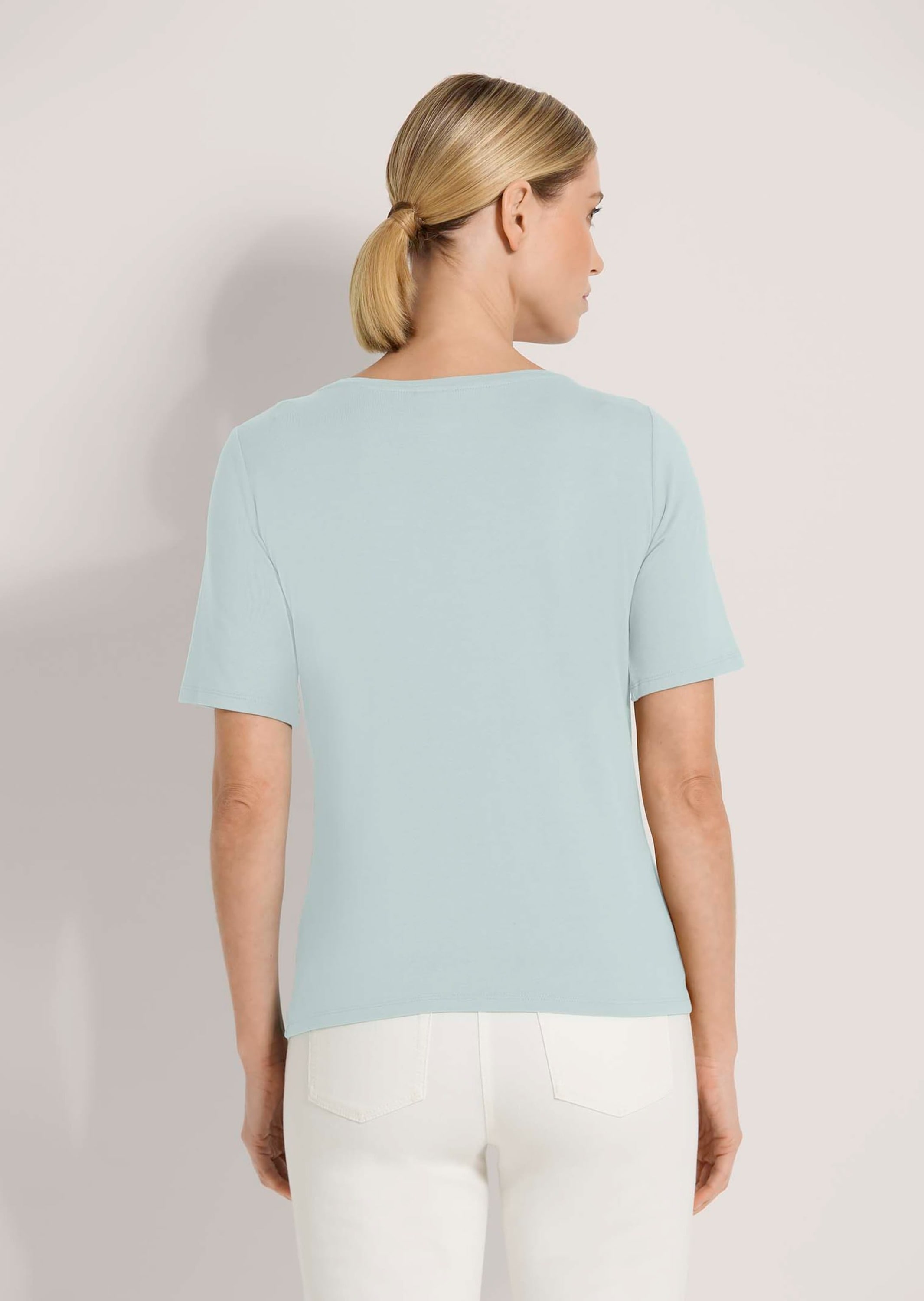 MADELEINE Kurzarmshirt »Shirt Sommerliches Basicshirt mit Rundhalsausschnitt«