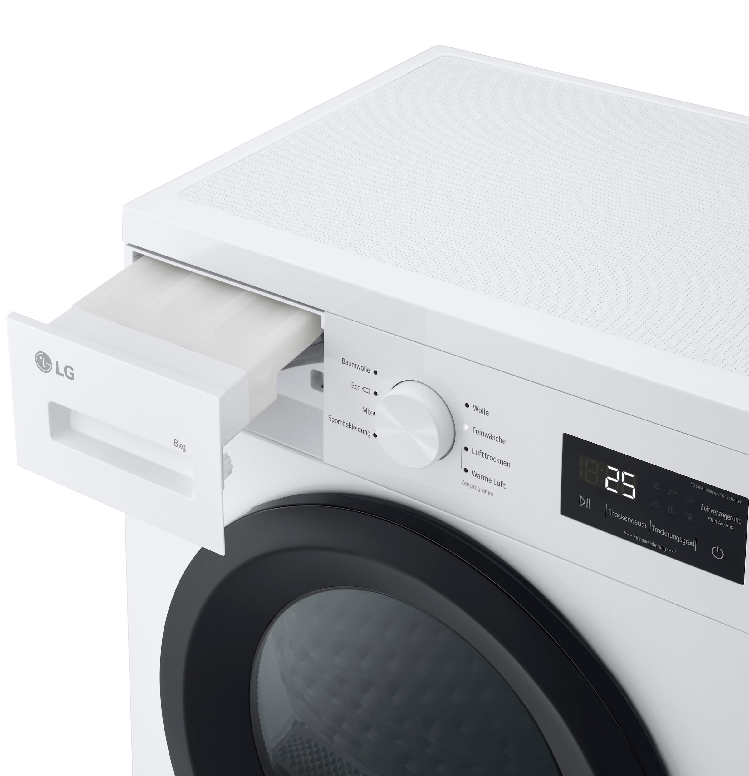 LG Wärmepumpentrockner »RT80B2« Sicherheitsglastür