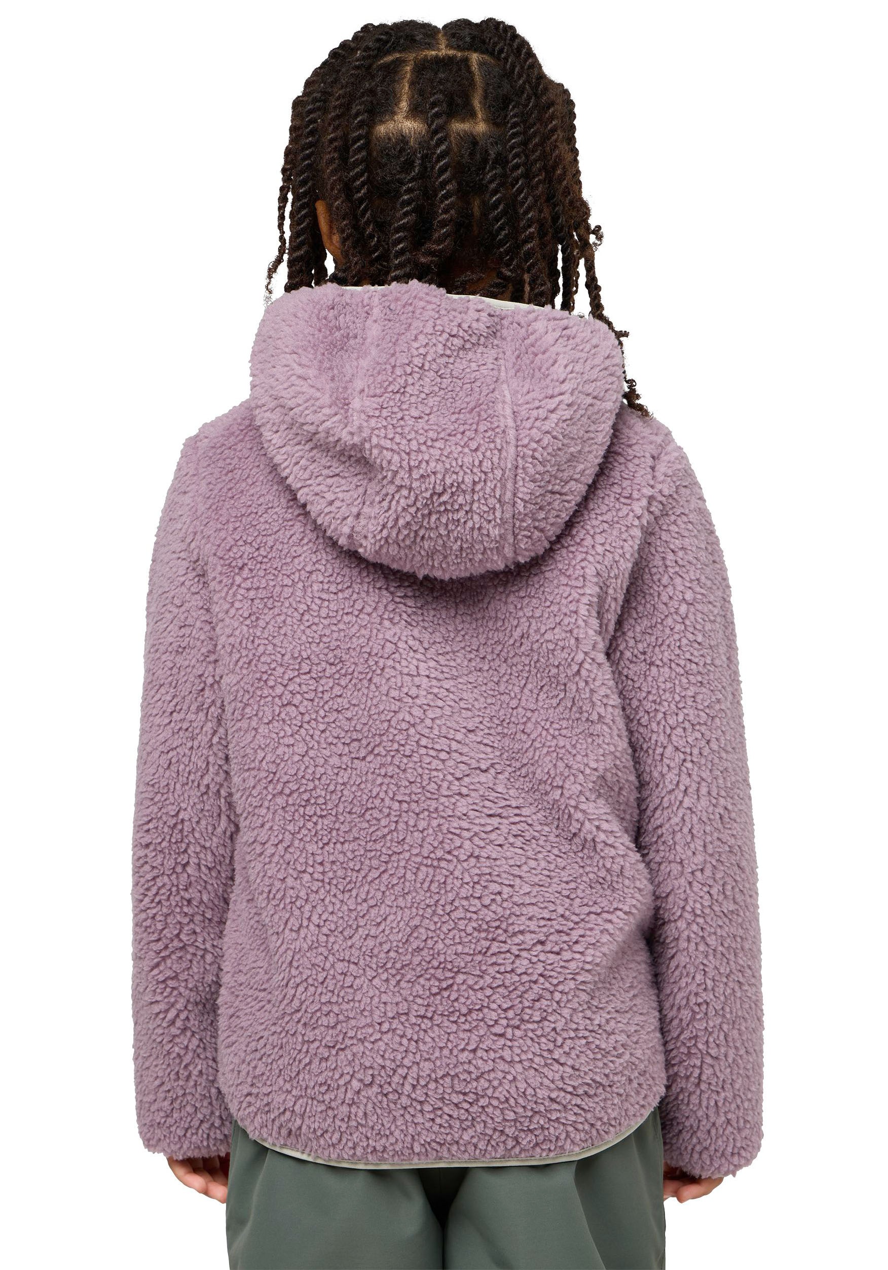 Jack Wolfskin Fleecejacke »ICE CURL HOOD JACKET K«, mit Kapuze, Winterjacke