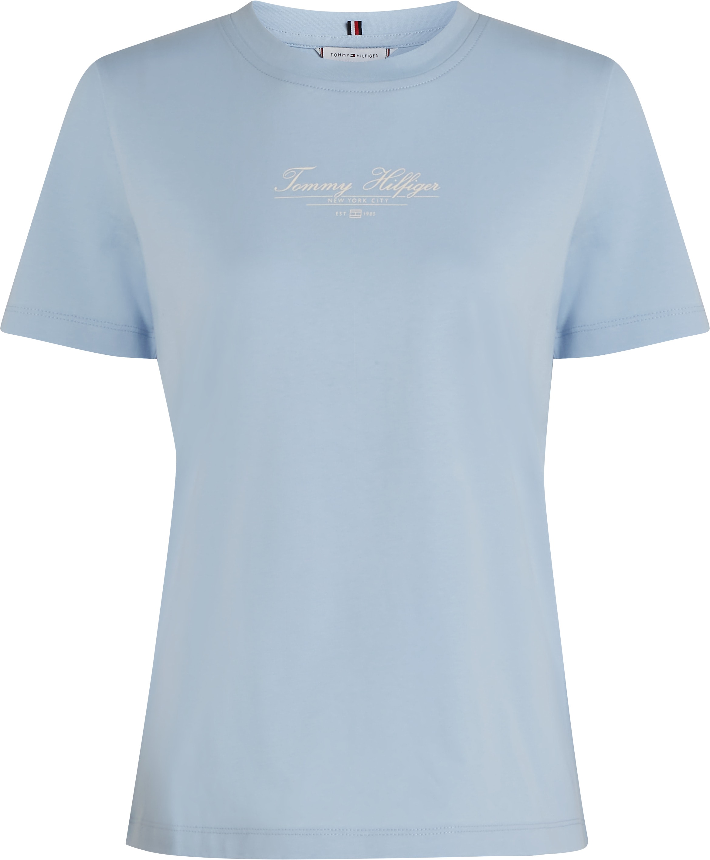 Tommy Hilfiger T-Shirt »REG SCRIPT C-NK TEE SS«, mit Logo-Schriftzug