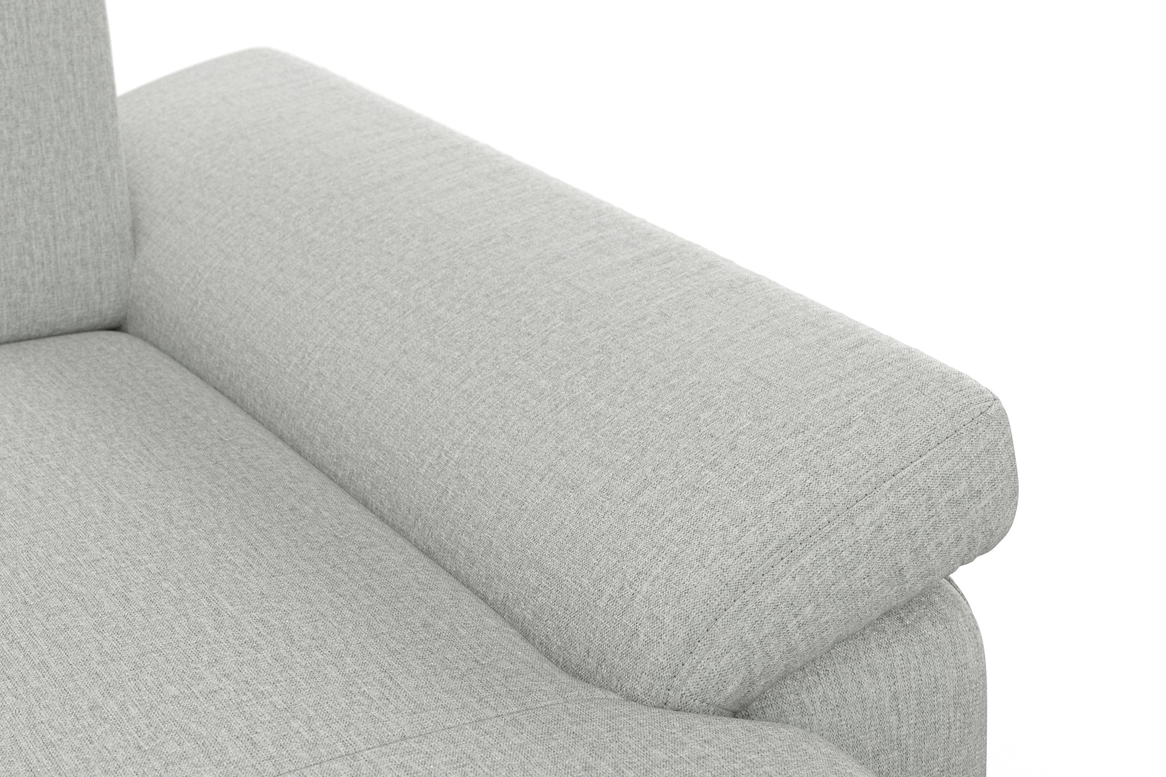 sit&more Ecksofa »Padua L-Form«, inklusive Sitztiefenverstellung, Armteilfunktion und Federkern