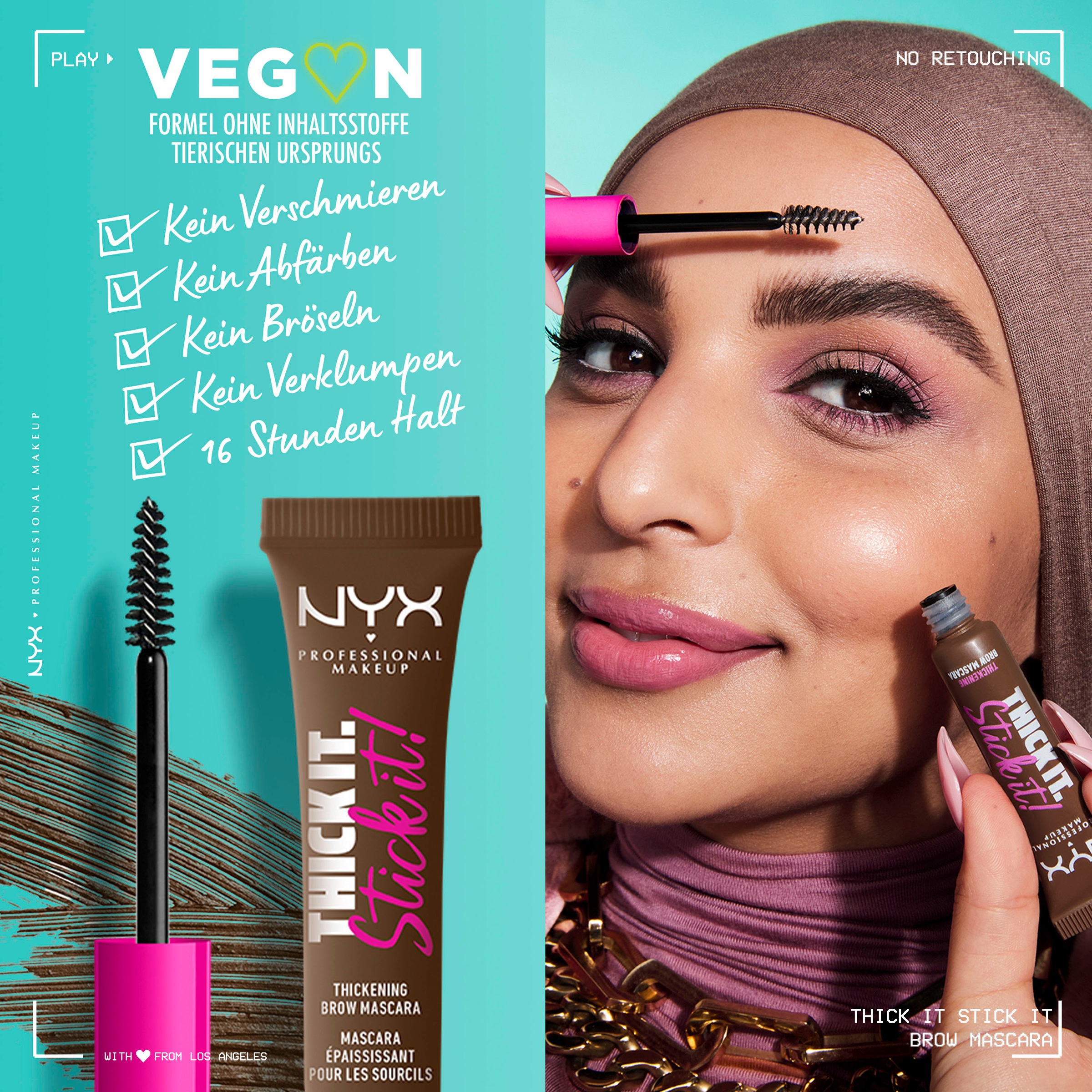 NYX Schmink-Set »NYX Professional Makeup Bold Eye Contact Set«, mit vielseitigen Kombinationsmöglichkeiten