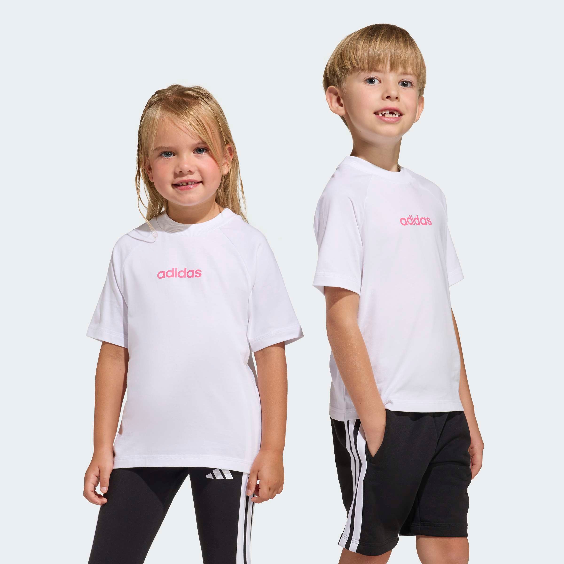 adidas Sportswear T-Shirt »LK LIN TEE 160« für Kinder, Rundhalsausschnitt, ohne Verschluss, weiches Material