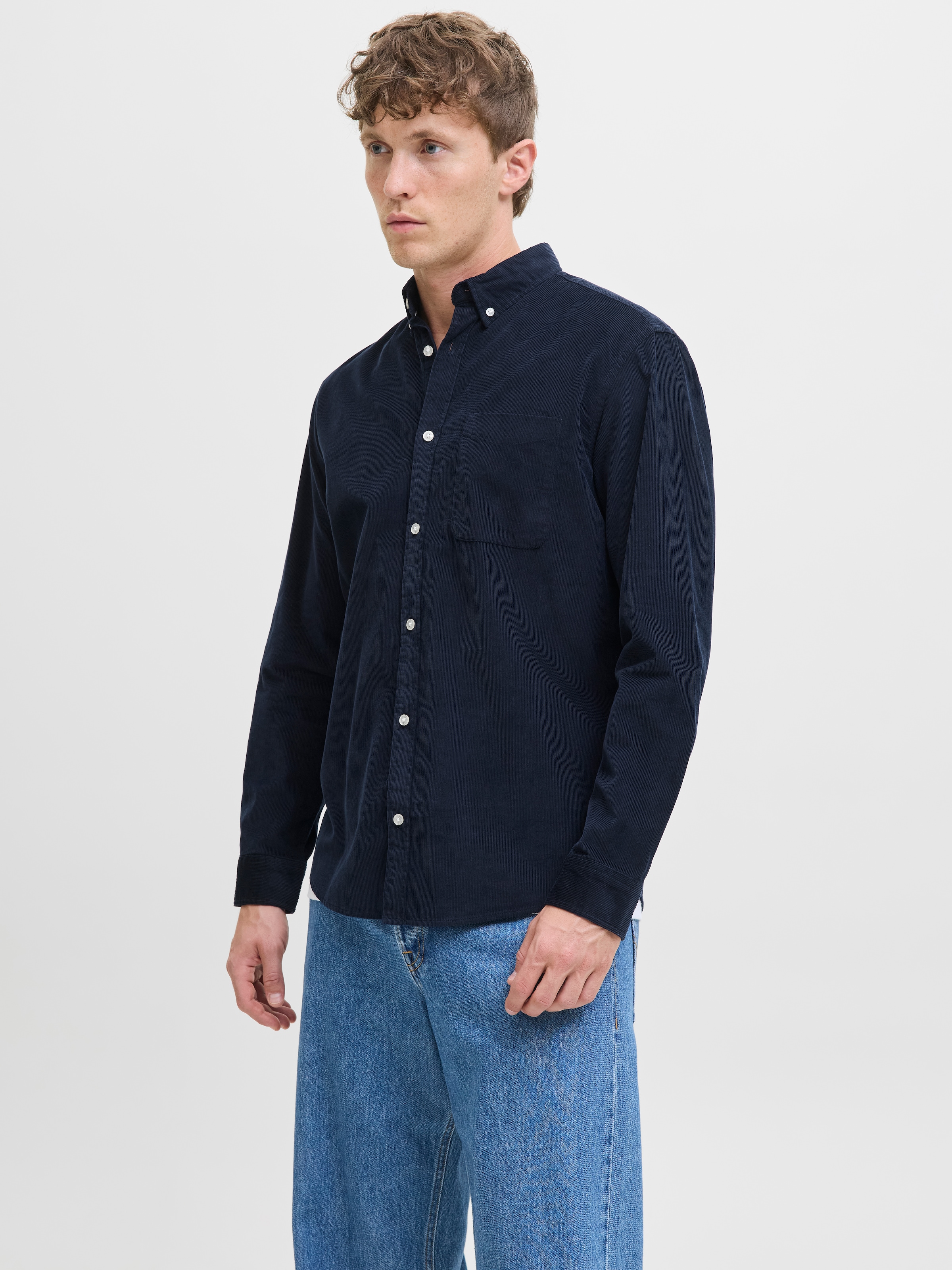 Jack & Jones Langarmhemd »JJECLASSIC CORD SHIRT L/S SN«