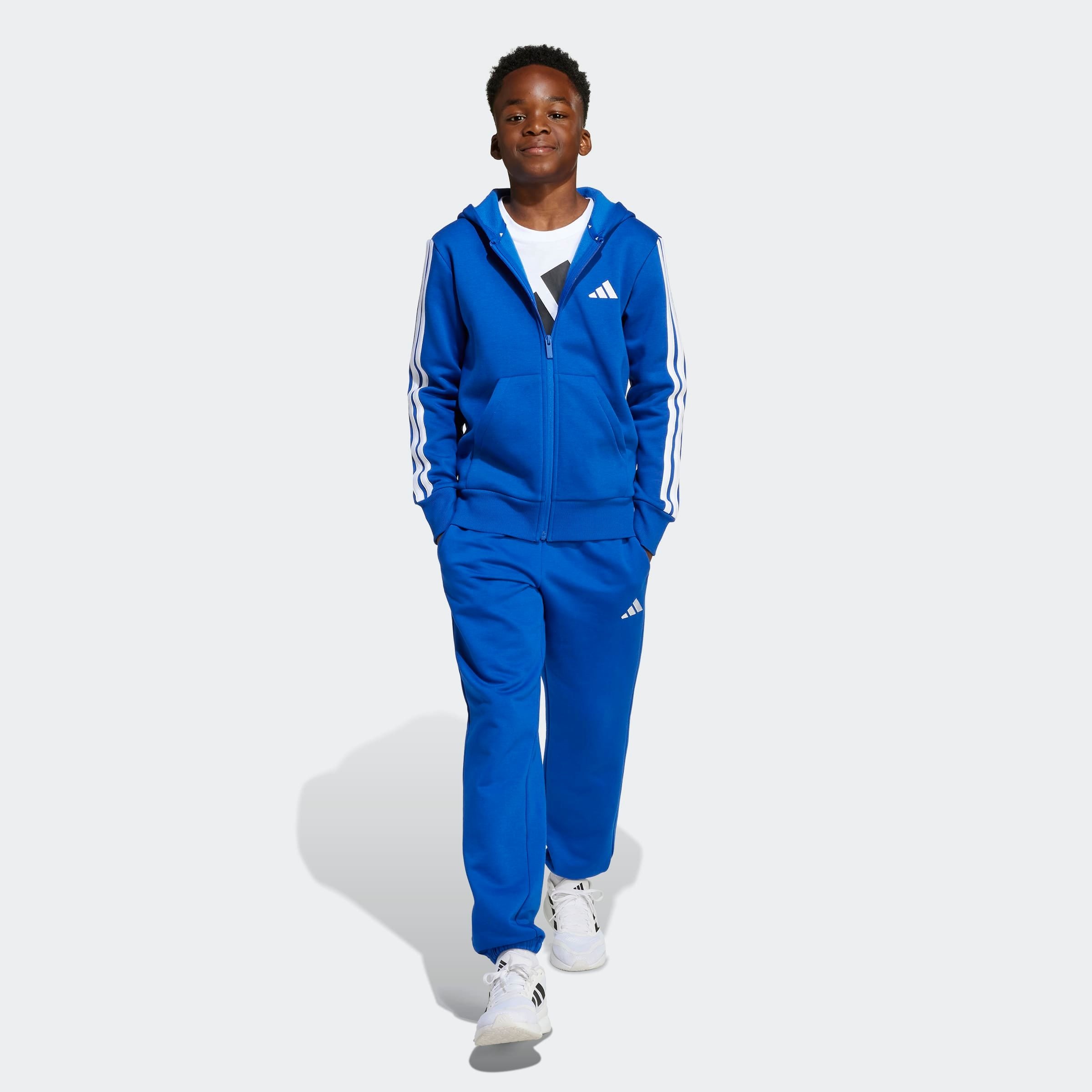 adidas Sportswear Kapuzensweatshirt »J 3S FL FZ HD«