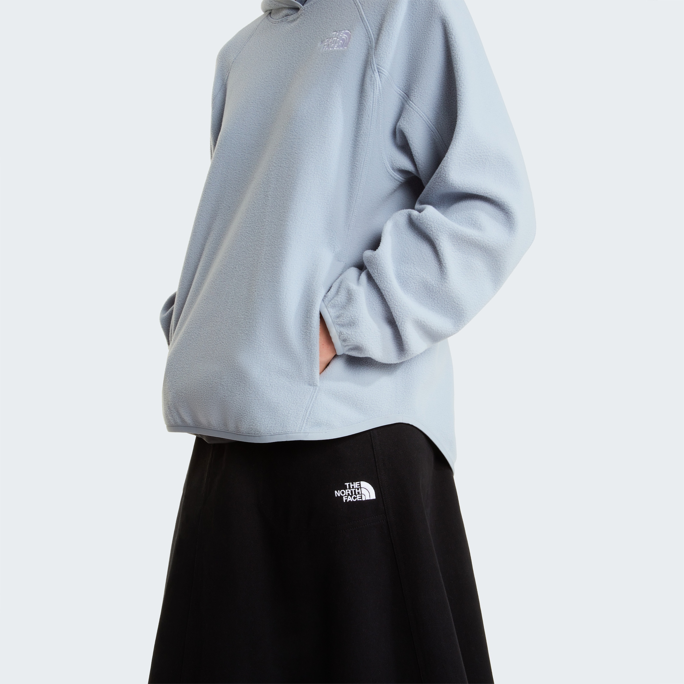 The North Face Fleecejacke »W OXARA HOODED FLEECE« sportlicher Stil, für Erwachsene, mit Kängurutasche