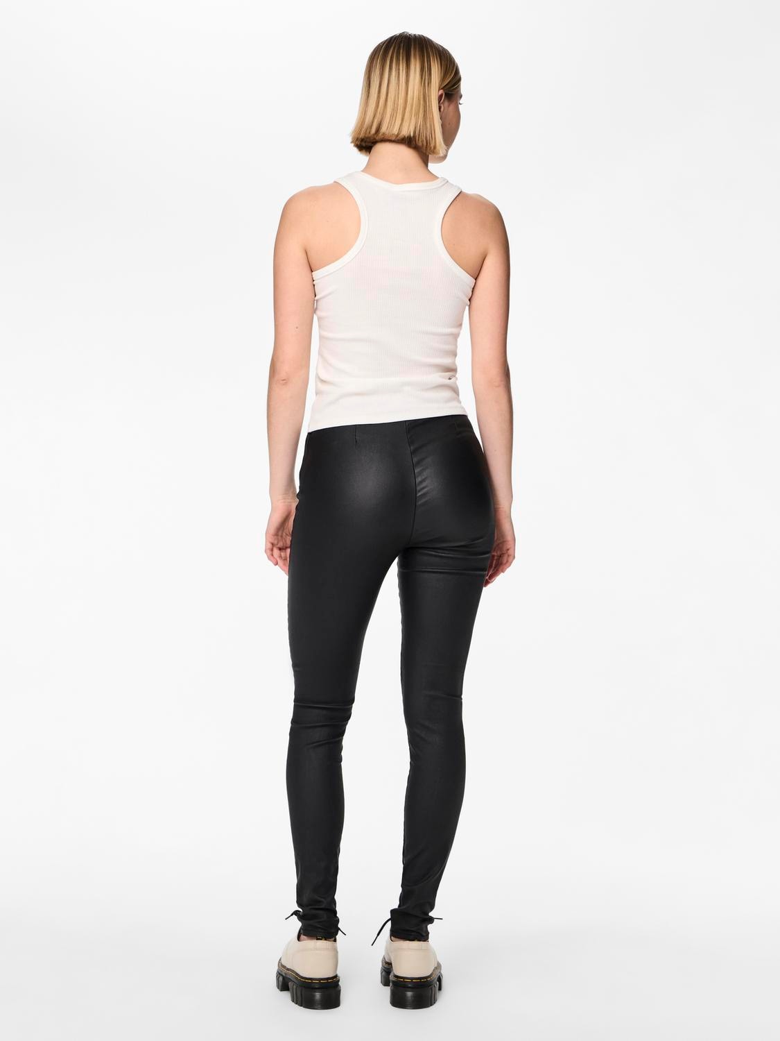 pieces Lederimitathose »PCSKIN PARO HW COATED LEGGINGS/NOOS BC«