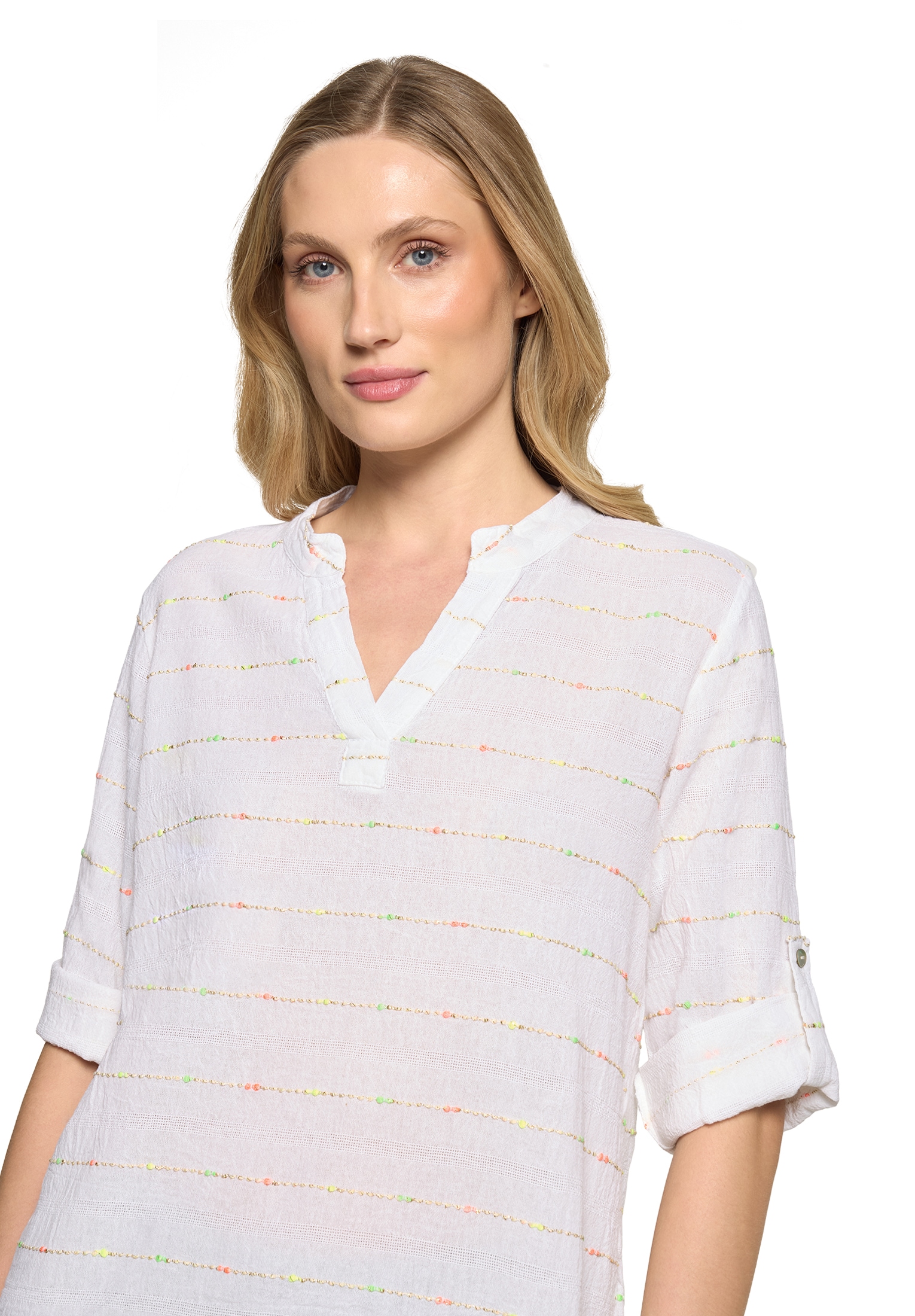 Cartoon Klassische Bluse »Casual-Bluse mit Lurexfaden«