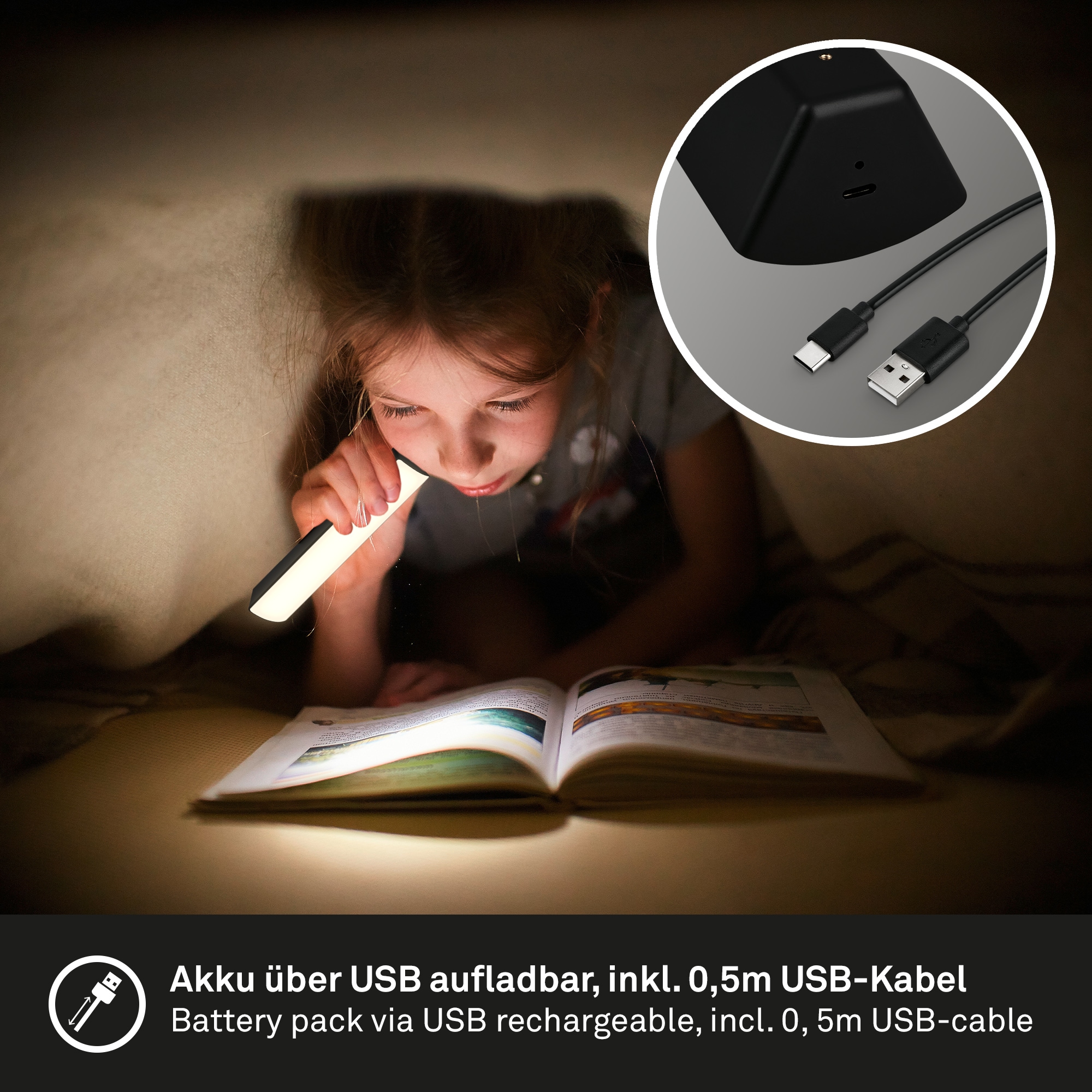 Briloner Leuchten Wandleuchte »ZADAR« LED-Modul 1 Stk. Warmweiß 14,5 x 30 cm, Indoor/Outdoor, Balkon, Wohnzimmer, Schlafzimmer