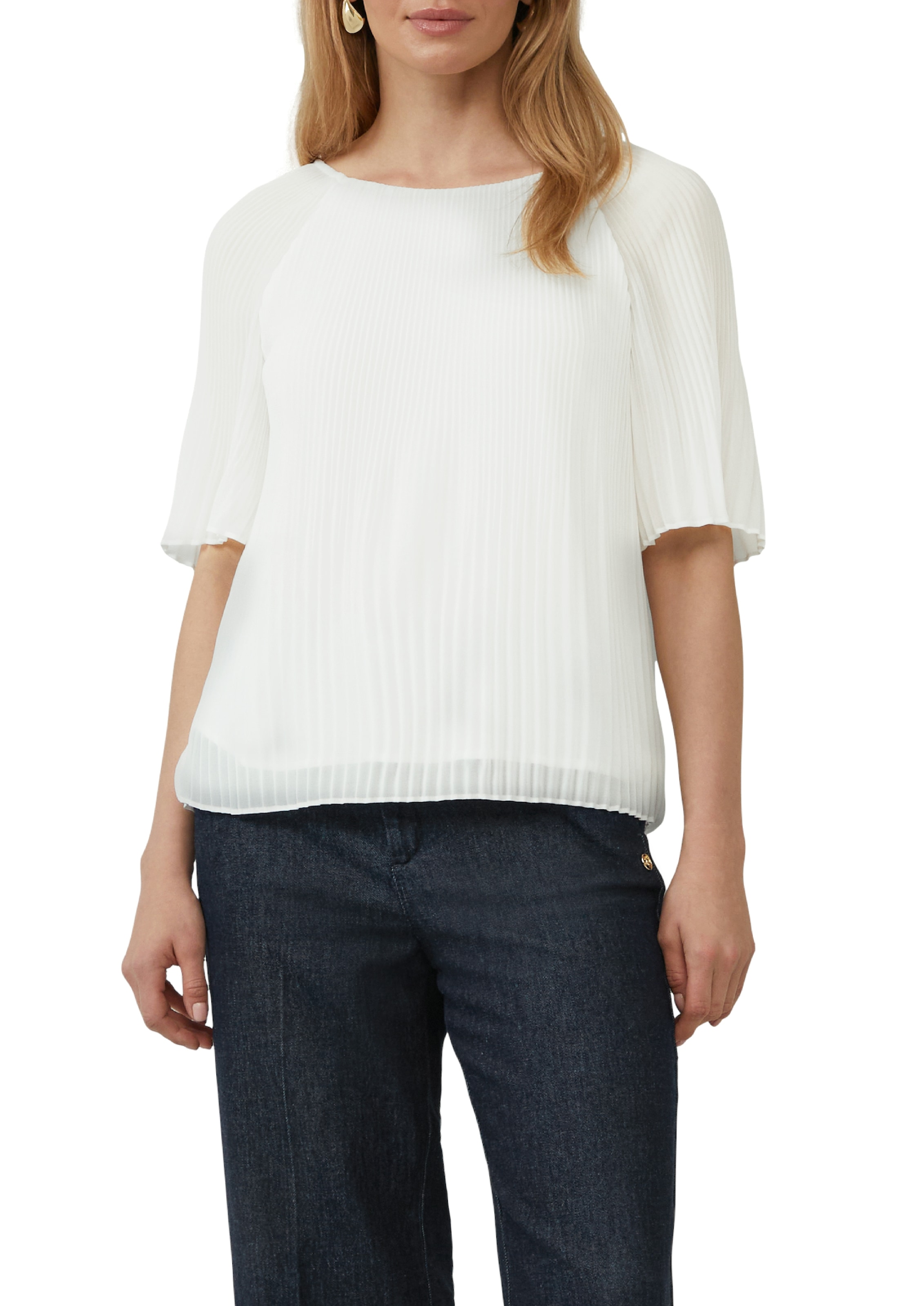 s.Oliver BLACK LABEL Kurzarmbluse, mit Struktur