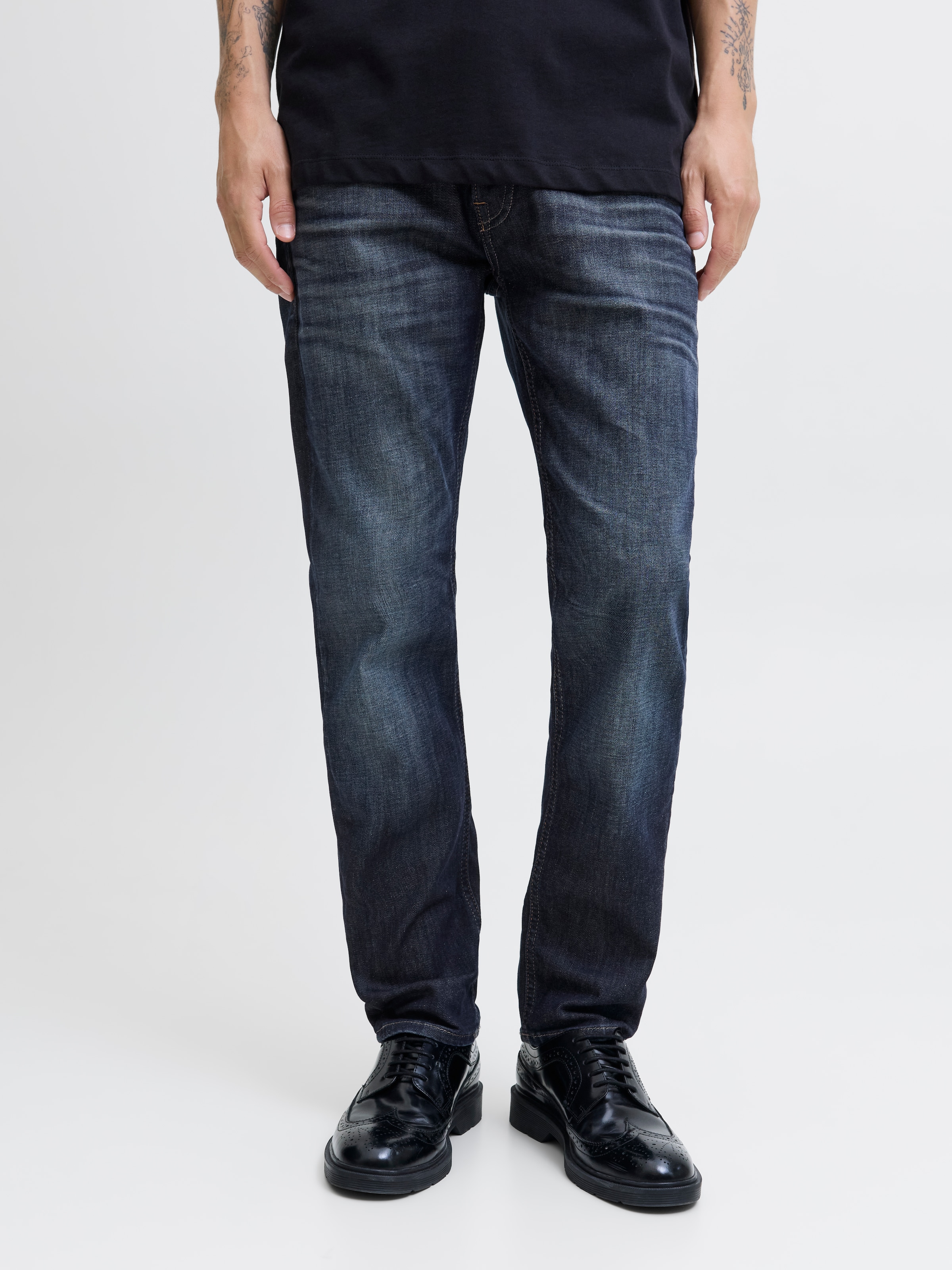Jack & Jones Tapered-fit-Jeans »JJIMIKE JJORIGINAL CJ SN« mit Five-Pocket-Design