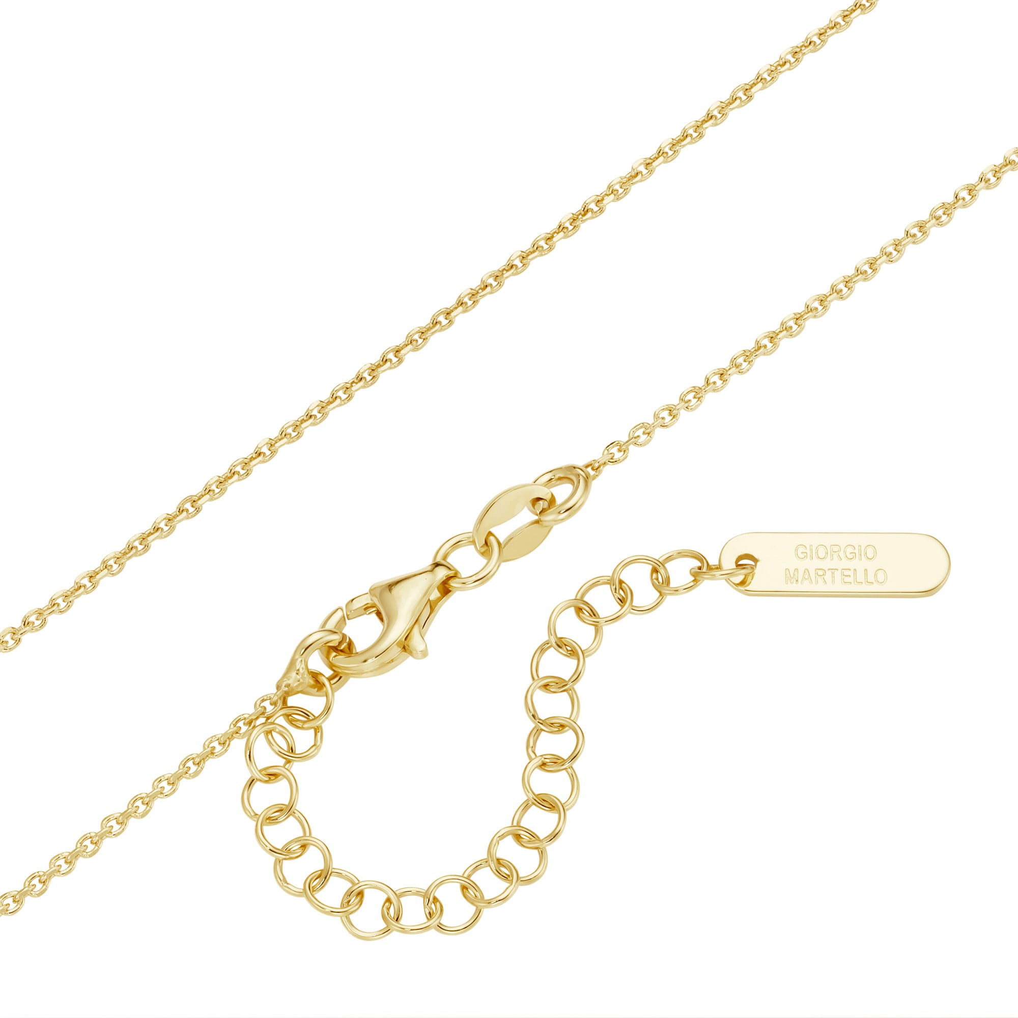 GIORGIO MARTELLO MILANO Kette mit Anhänger »Kette mit Anhänger in Tropfenform, Silber 925«