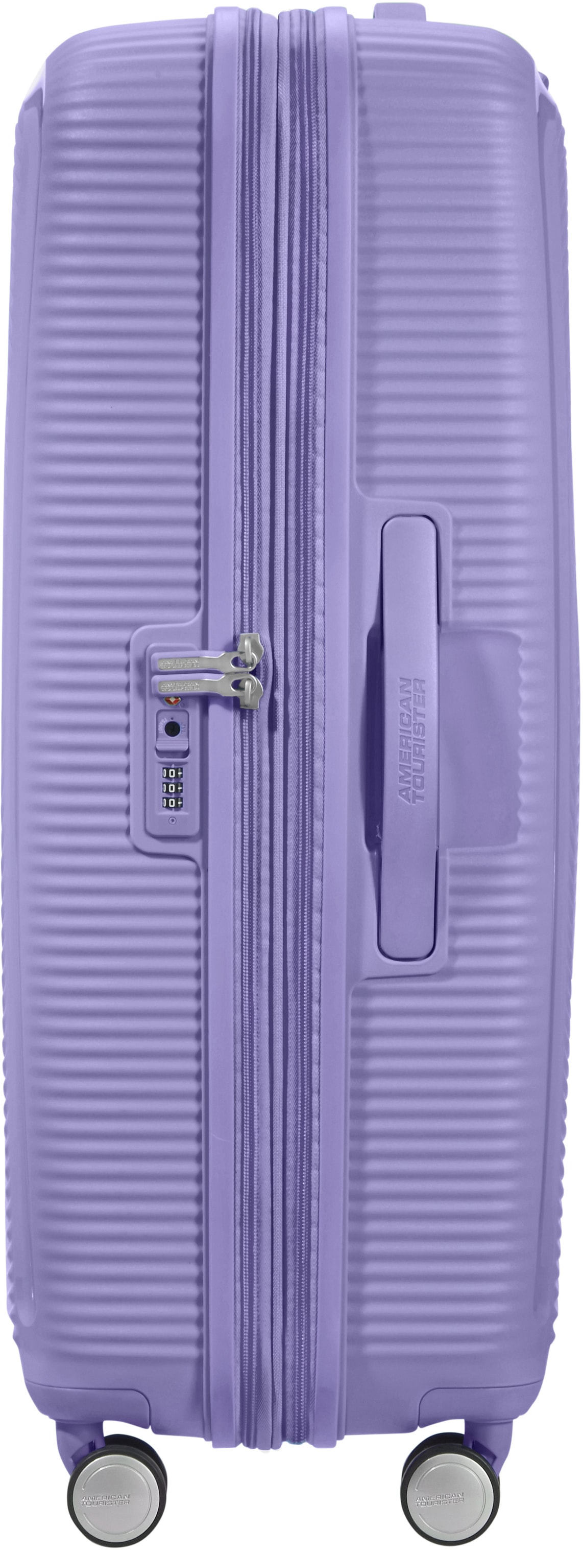 American Tourister® Hartschalen-Trolley »SOUNDBOX, in verschiedenen Farben und Größen«, 4 Rollen, Reisekoffer Trolley Aufgabegepäck TSA-Zahlenschloss Volumenerweiterung