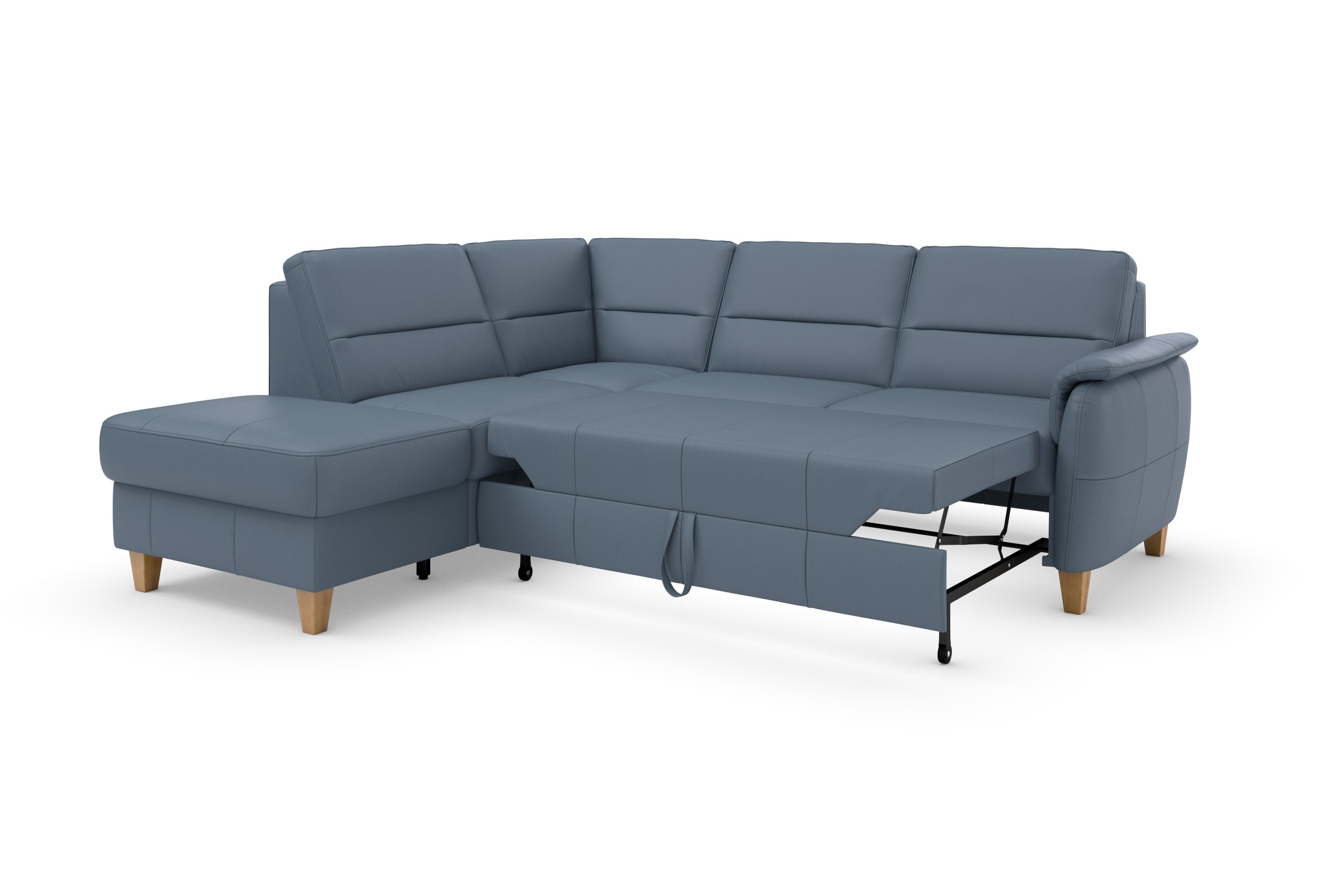 Home affaire Ecksofa »Palmera L-Form«, Federkern, wahlweise mit Bettfunktion und mit/ohne Stauraum
