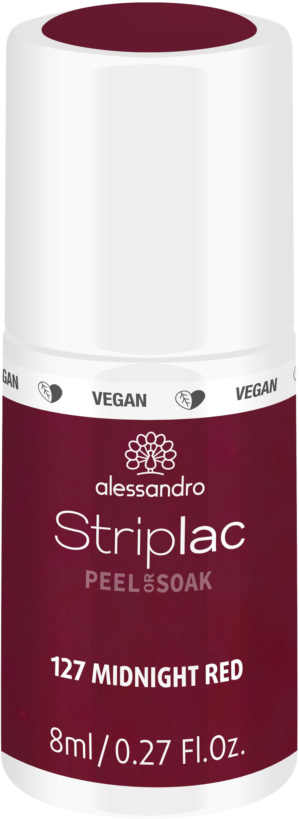 alessandro international UV-Nagellack »Striplac PEEL OR SOAK«, vegan