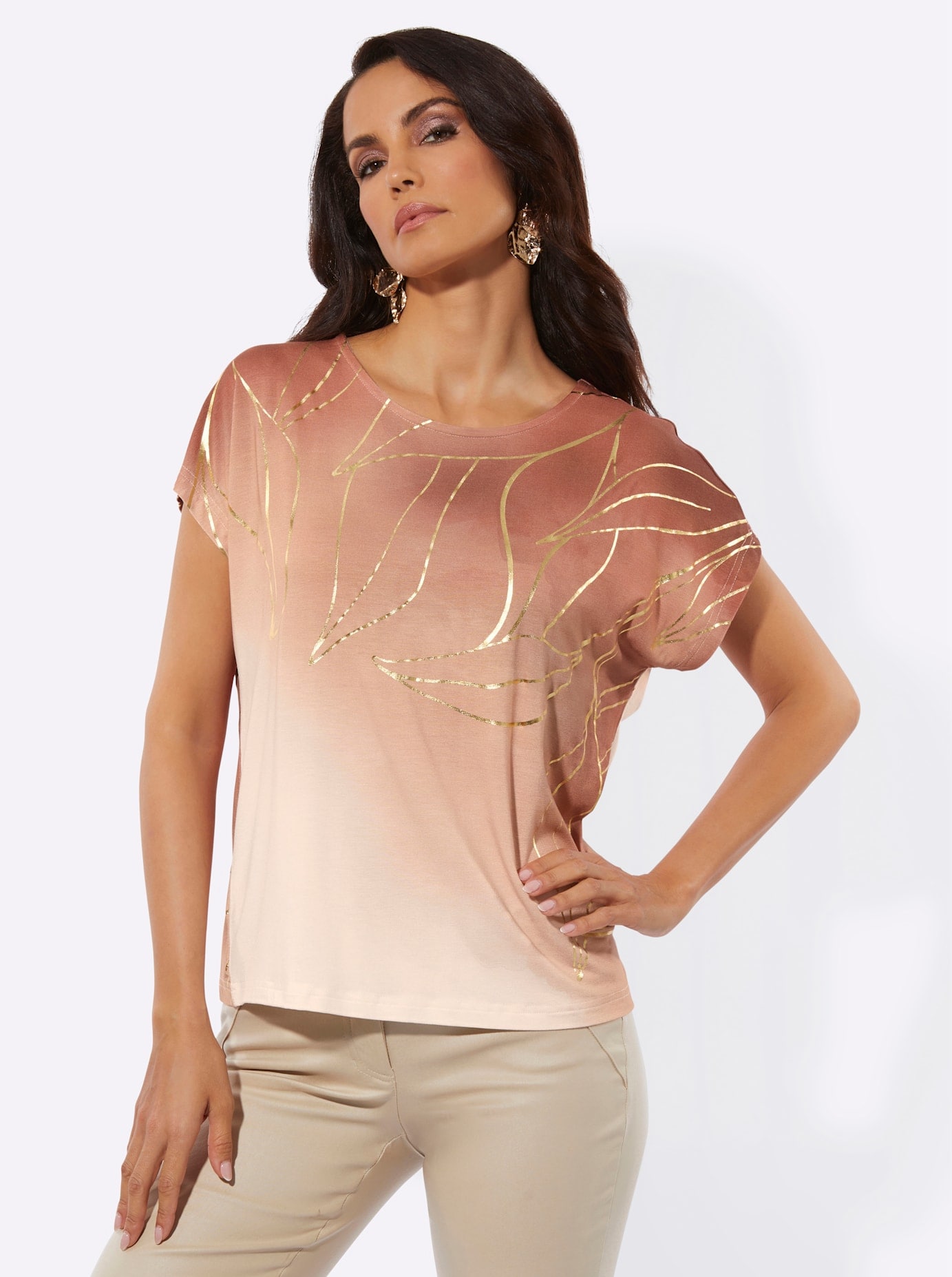 creation L Print-Shirt »Druck-Shirt« 1 tlg.