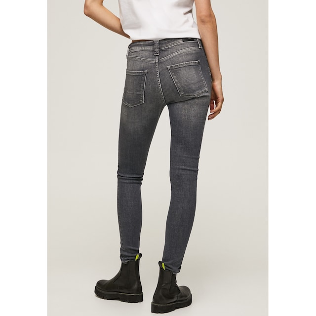 Pepe Jeans Röhrenjeans »REGENT«, in Skinny Passform mit hohem Bund aus  seidig bequemem Stretch Denim kaufen im OTTO Online Shop