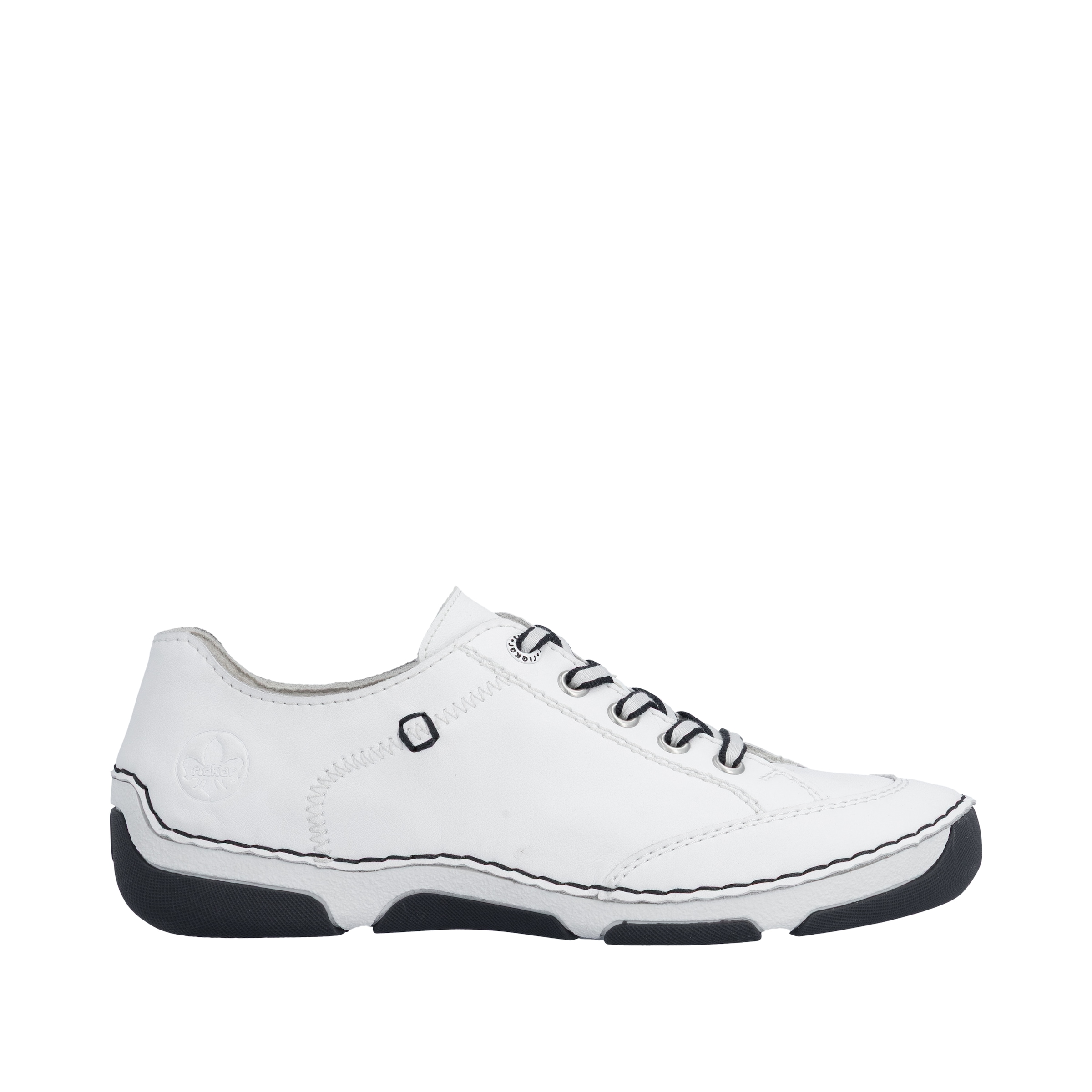 Rieker Sneaker  Halbschuh, Freizeitschuh, Schnürschuh mit Rahmennaht