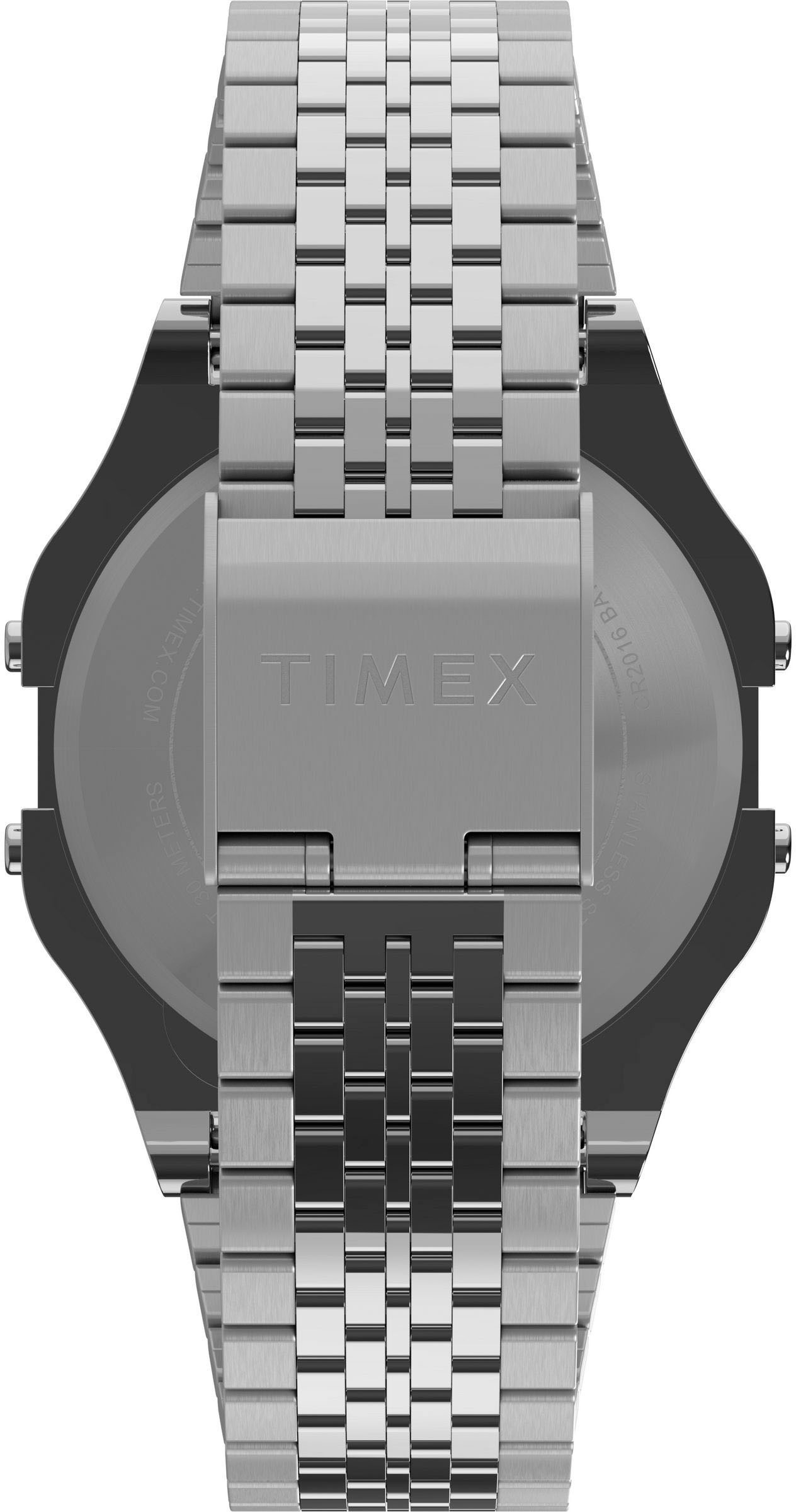 Timex Digitaluhr »PEANUTS TIMEX 80« Quarzuhr, Armbanduhr, Damenuhr, Herrenuhr,Edelstahlarmband