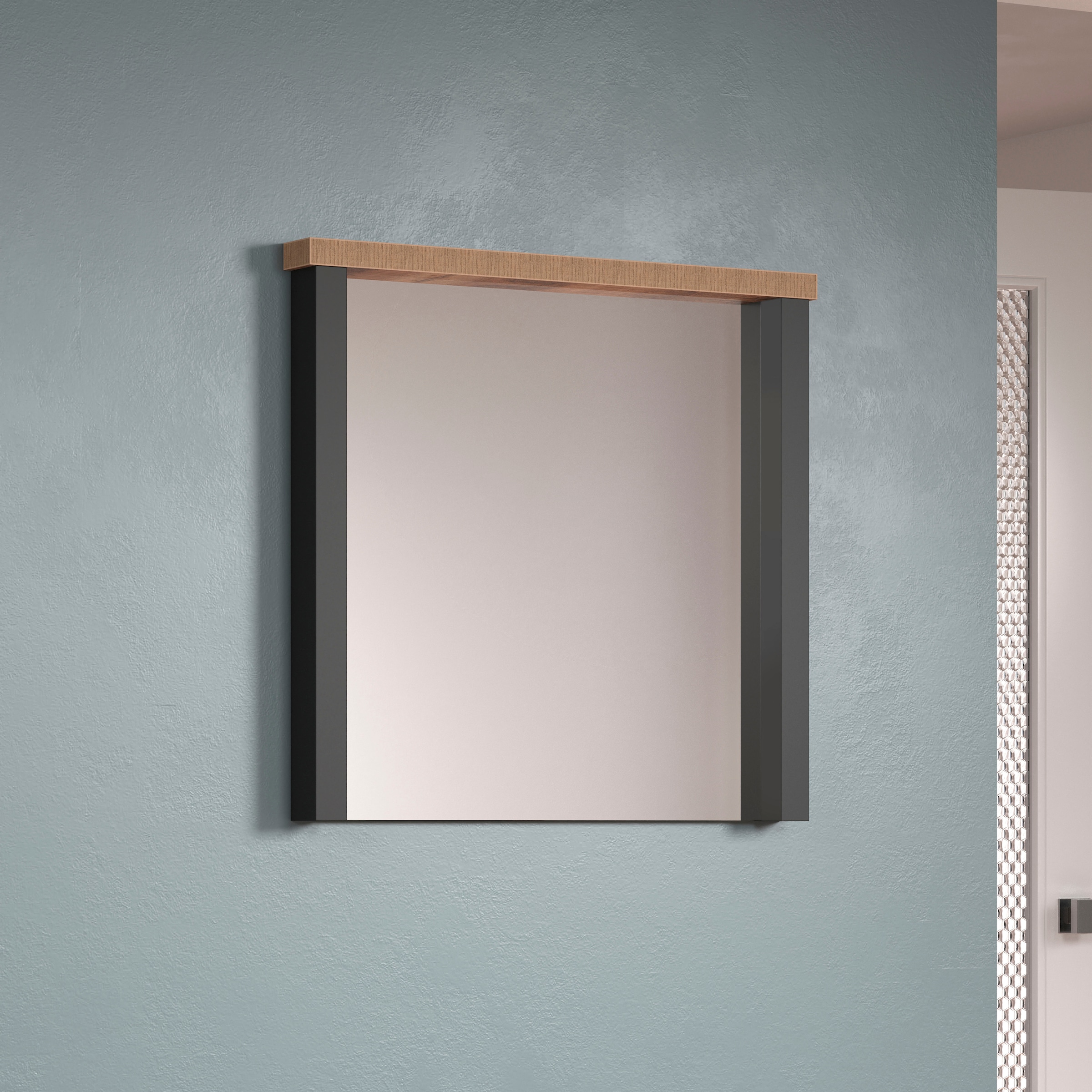 Home affaire Garderobenspiegel »Elda«, (1 St.), Wandspiegel aus Floatglas – (B/T/H) 73/7/69 cm