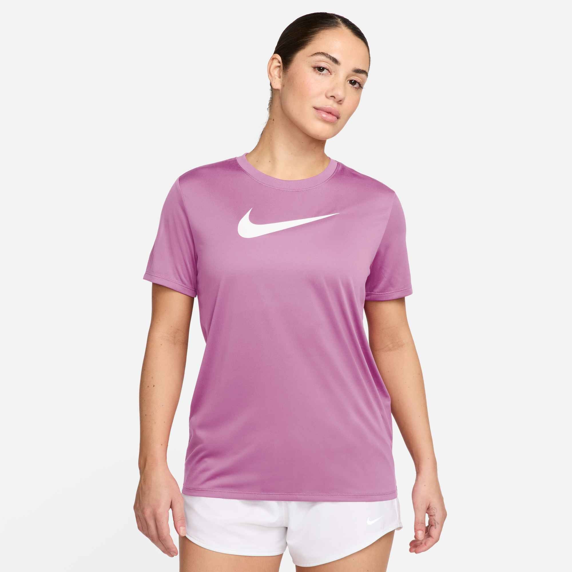 Nike T-Shirt »W NK DF TEE RLGND HBR« mit Rundhalsausschnitt, Kurzarm-Design, aus Jersey-Material