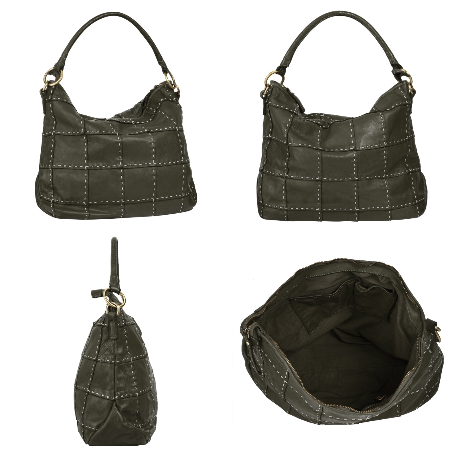 Samantha Look Shopper, echt Leder, Made in Italy