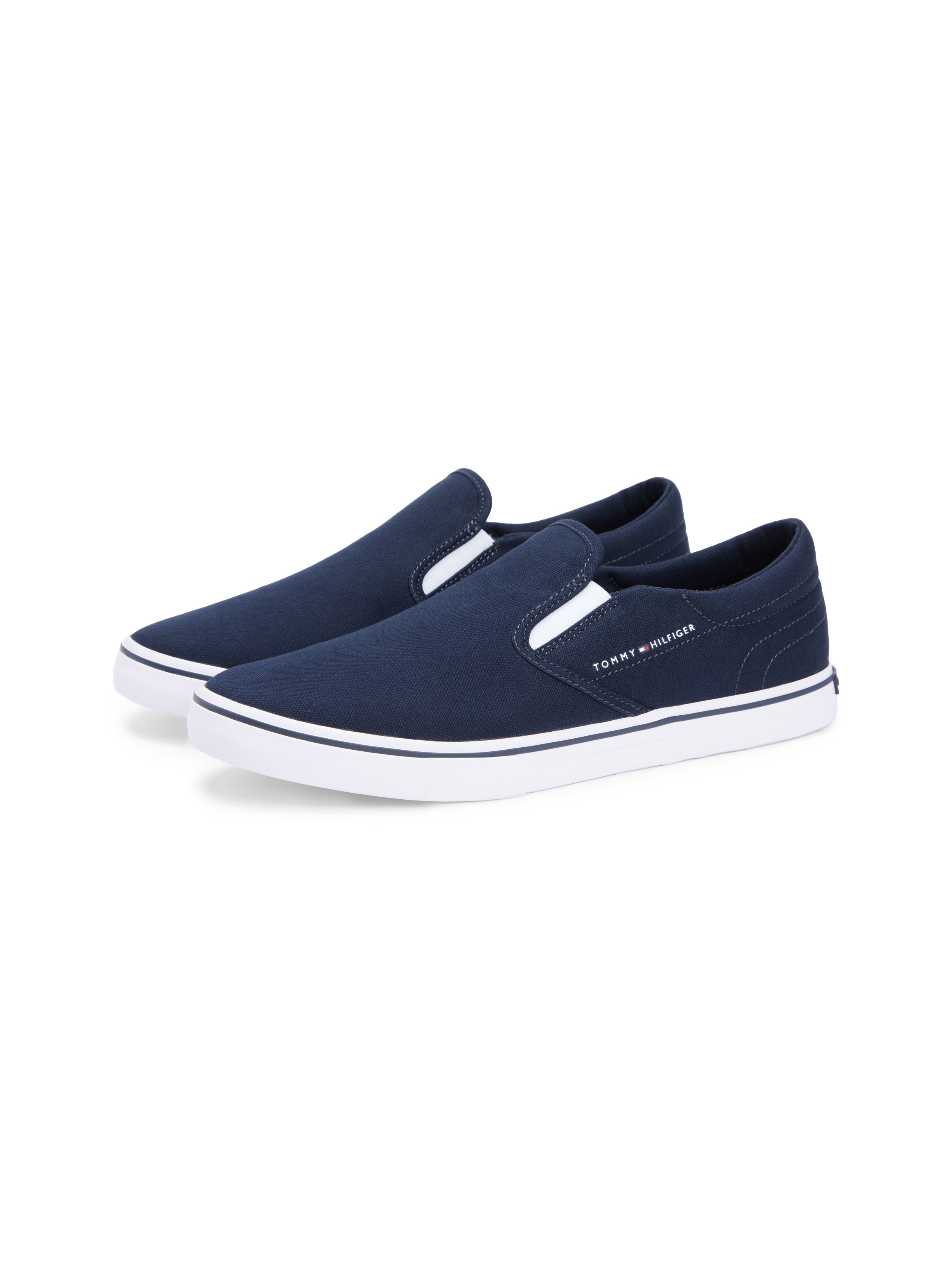 Tommy Hilfiger Slip-On Sneaker »VULC CORE SLIP ON«  Freizeitschuh, Halbschuh, Slipper mit seitlichem Logoschriftzug