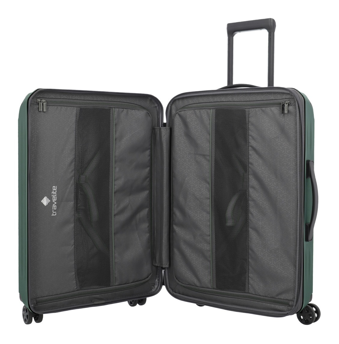 travelite Trolleyset »DYNAMIIC 3-teilig Hartschale« ABS-Hartschale und Volumenerweiterung