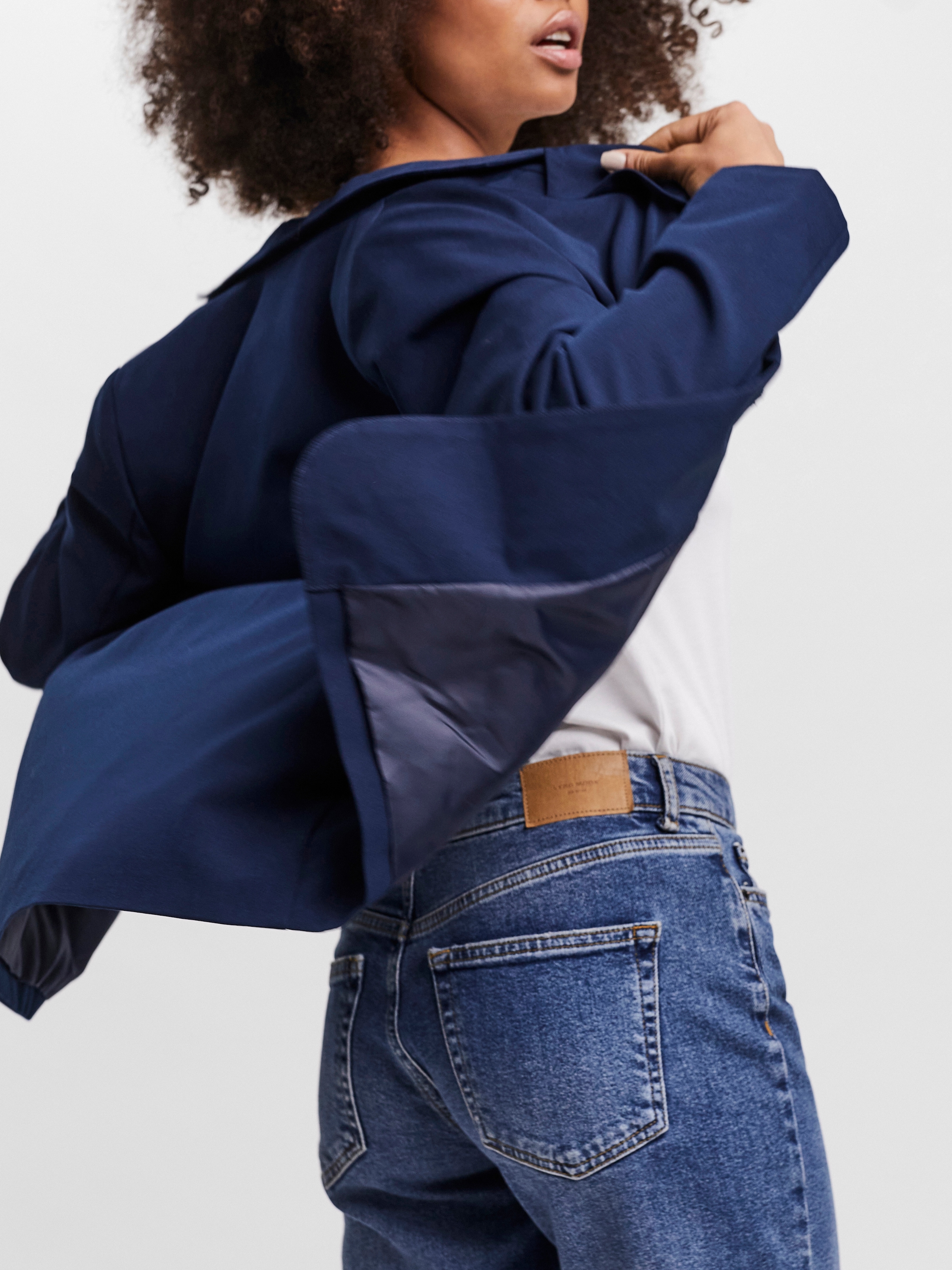 Vero Moda Longblazer »VMZELDA LS LOOSE BLAZER NOOS« lässige Form, 1-Knopf Verschluss