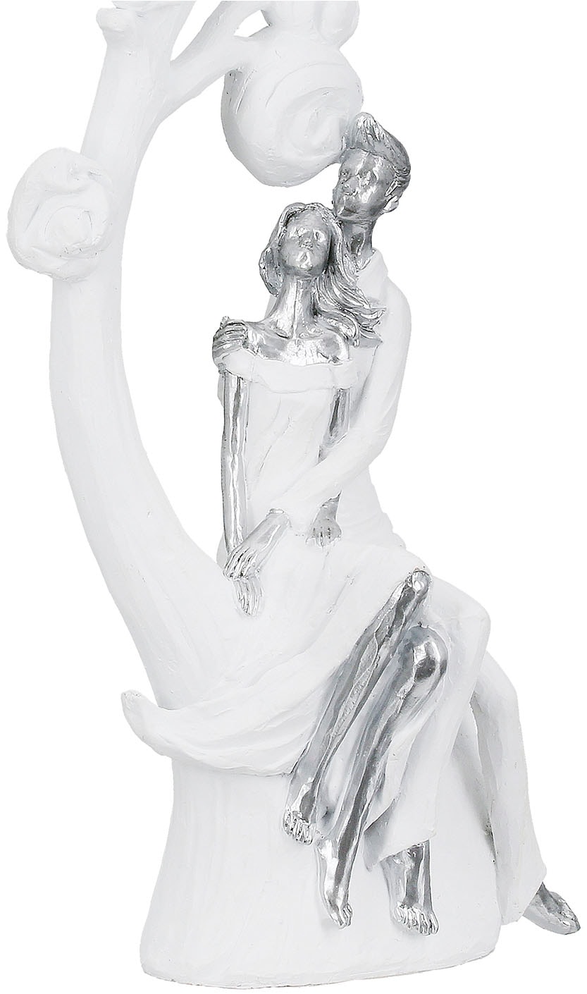 Casablanca by Gilde Dekofigur »Figur Paar; Baum Tree of love weiß H. 39,5 cm«