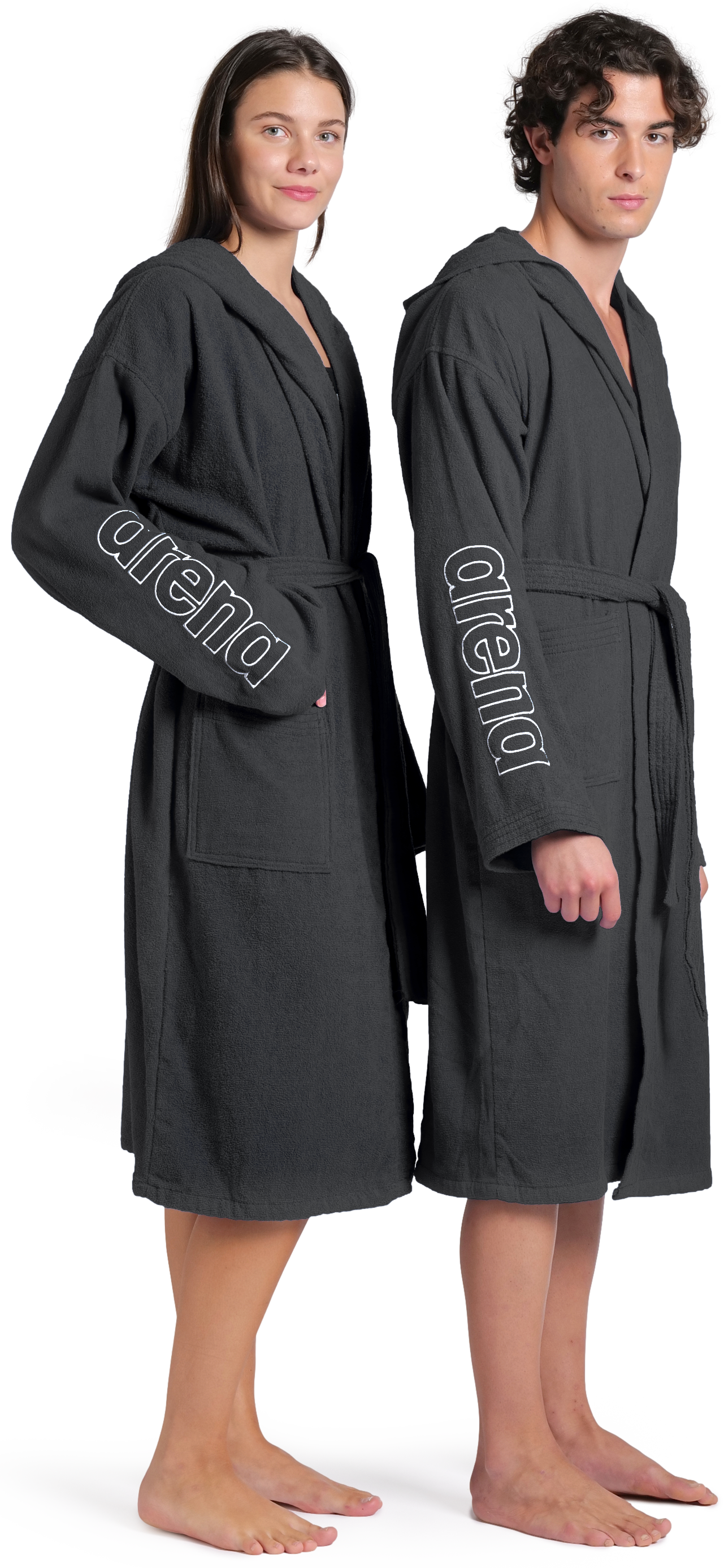 Arena Bademantel »arena Unisex Zeppelin Bademantel« 1 Stk. Schwimmbad, Sauna, Baumwolle, Unisex, weich, bequem, Kapuze, leicht