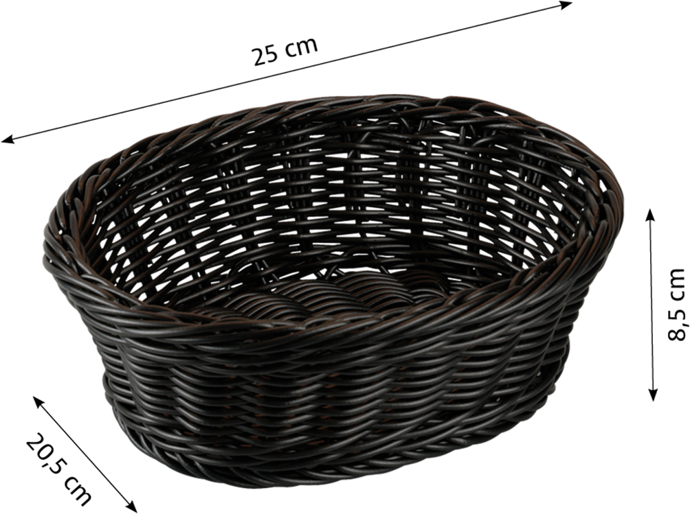 KESPER® Brotkorb »Brot- und Obstkorb, 5er Set« Set, 5 Stk. tlg. Breite ca. 25 cm