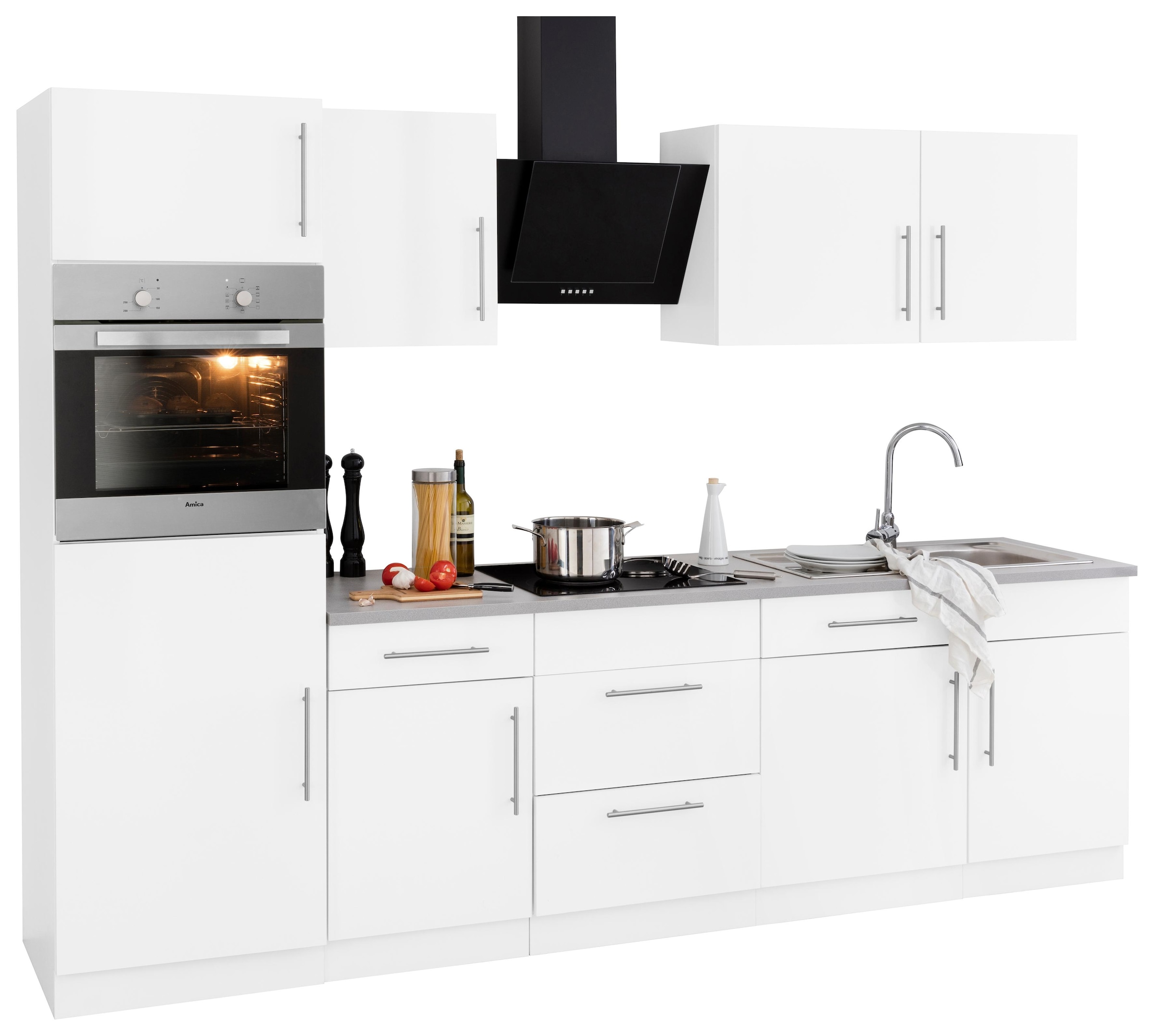 wiho Küchen Küchenzeile »Cali«, ohne E-Geräte, Breite 280 cm im OTTO Online  Shop