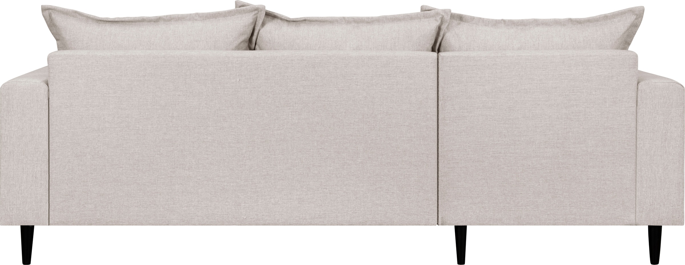 Home affaire Ecksofa »VEYRAS L-Form, hoher Sitzkomfort, Maße B/T/H: 230/150/76 cm«, mit Wellenunterfederung, incl. Rückenkissen und Zierkissen
