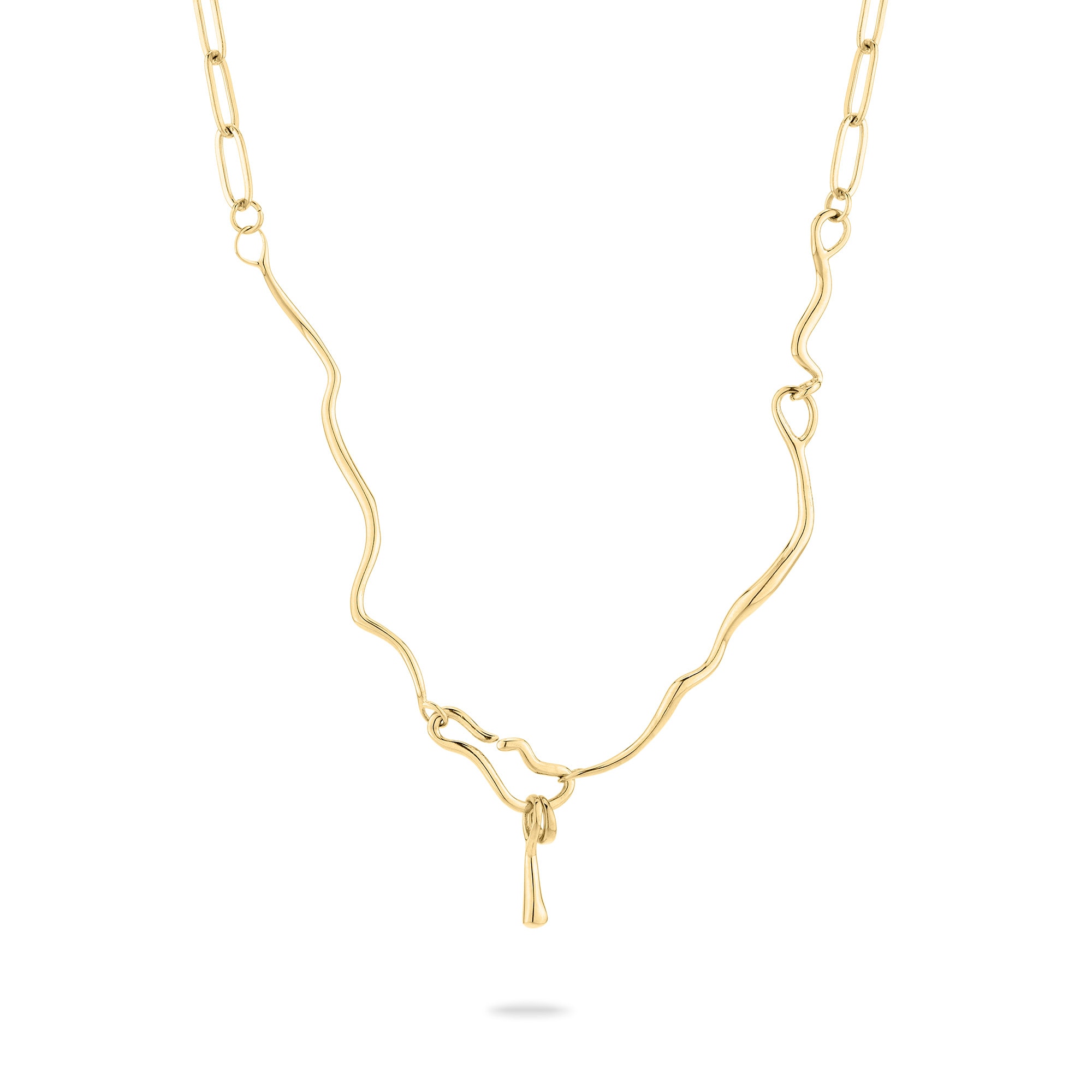 Liebeskind Berlin Kette mit Anhänger »Schmuck Geschenk Edelstahl Halskette The Melting Organic«