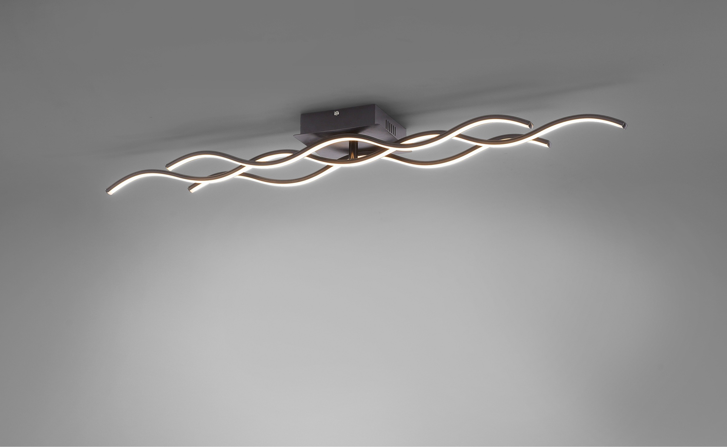 JUST LIGHT LED Deckenleuchte »WAVE« LED-Board 1 Stk. Warmweiß LED Deckenlampe