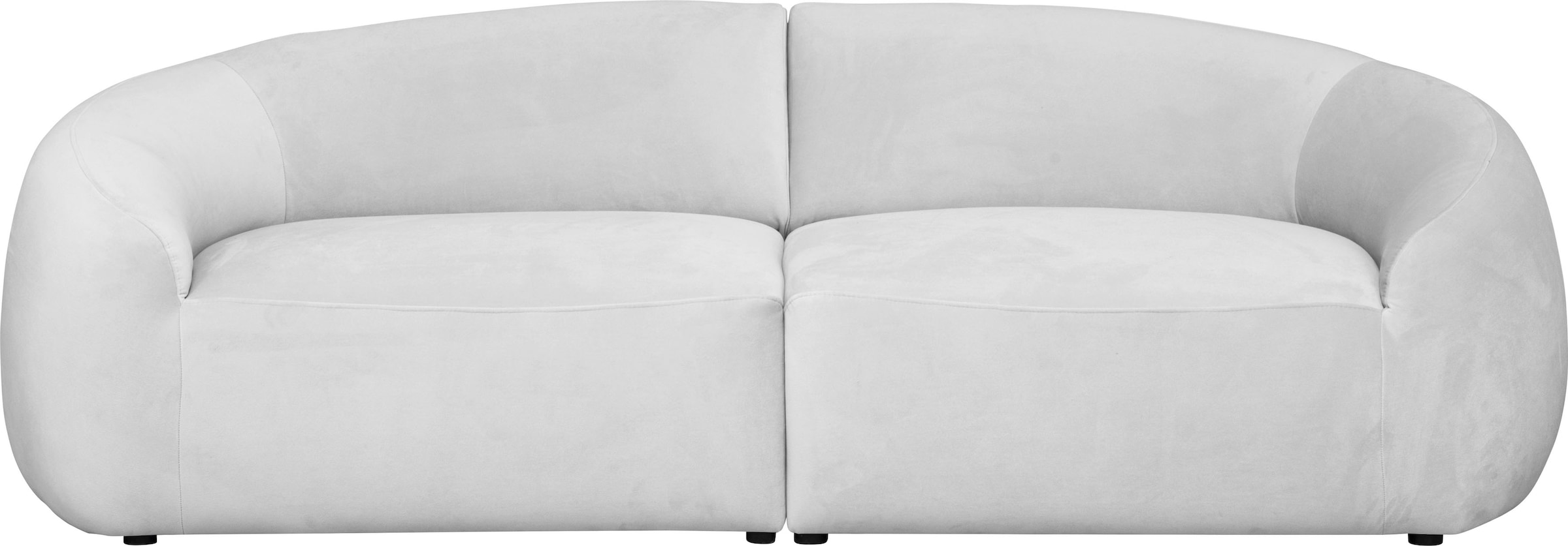 LeGer Home by Lena Gercke Big-Sofa »Designersofa, organische Form, Maße B/T/H: 240/64/81 cm«, mit Wellenunterfederung, auch in Bouclé, passend zur Serie