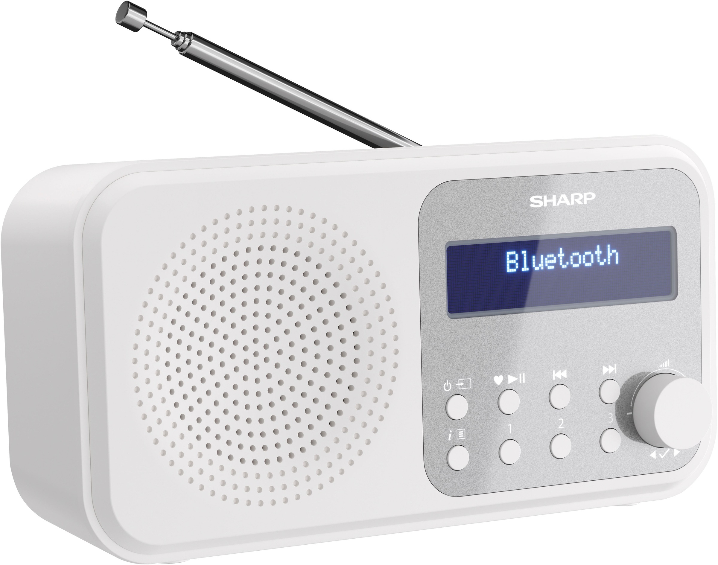 Sharp Radio »DR-P420«, (Bluetooth-A2DP Bluetooth-AVRCP Bluetooth Digitalradio (DAB+)-FM-Tuner mit RDS 2 W)