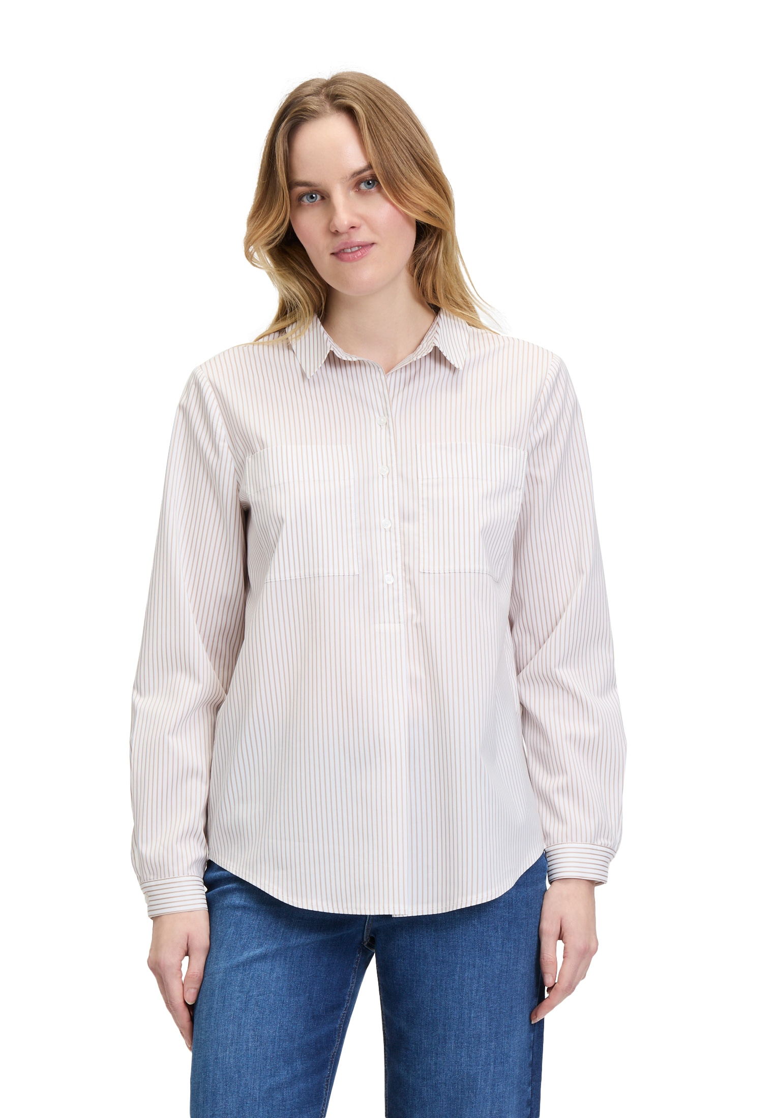Betty&Co Langarmbluse »Langarm-Bluse mit Streifen«