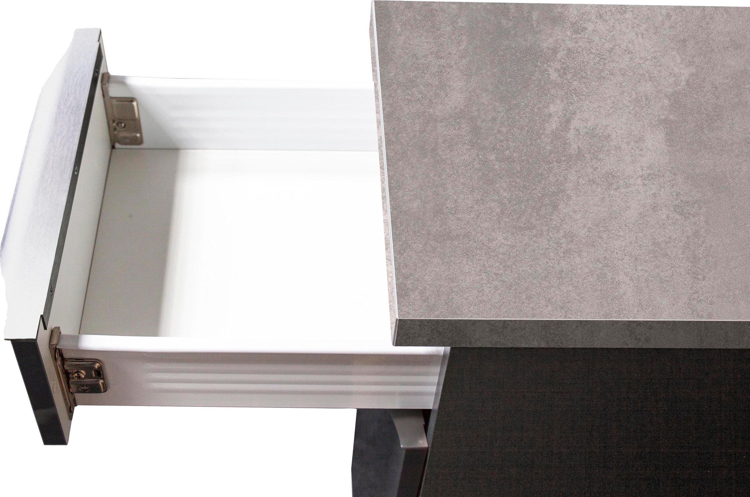 OPTIFIT Winkelküche »Aken Stellbreite 270x200 cm«, wahlweise mit E-Geräten und Stellvariante Spüle links oder rechts