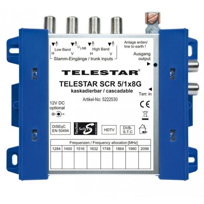 TELESTAR SAT-Verteiler »SCR 5/1x8 G«, Unicable