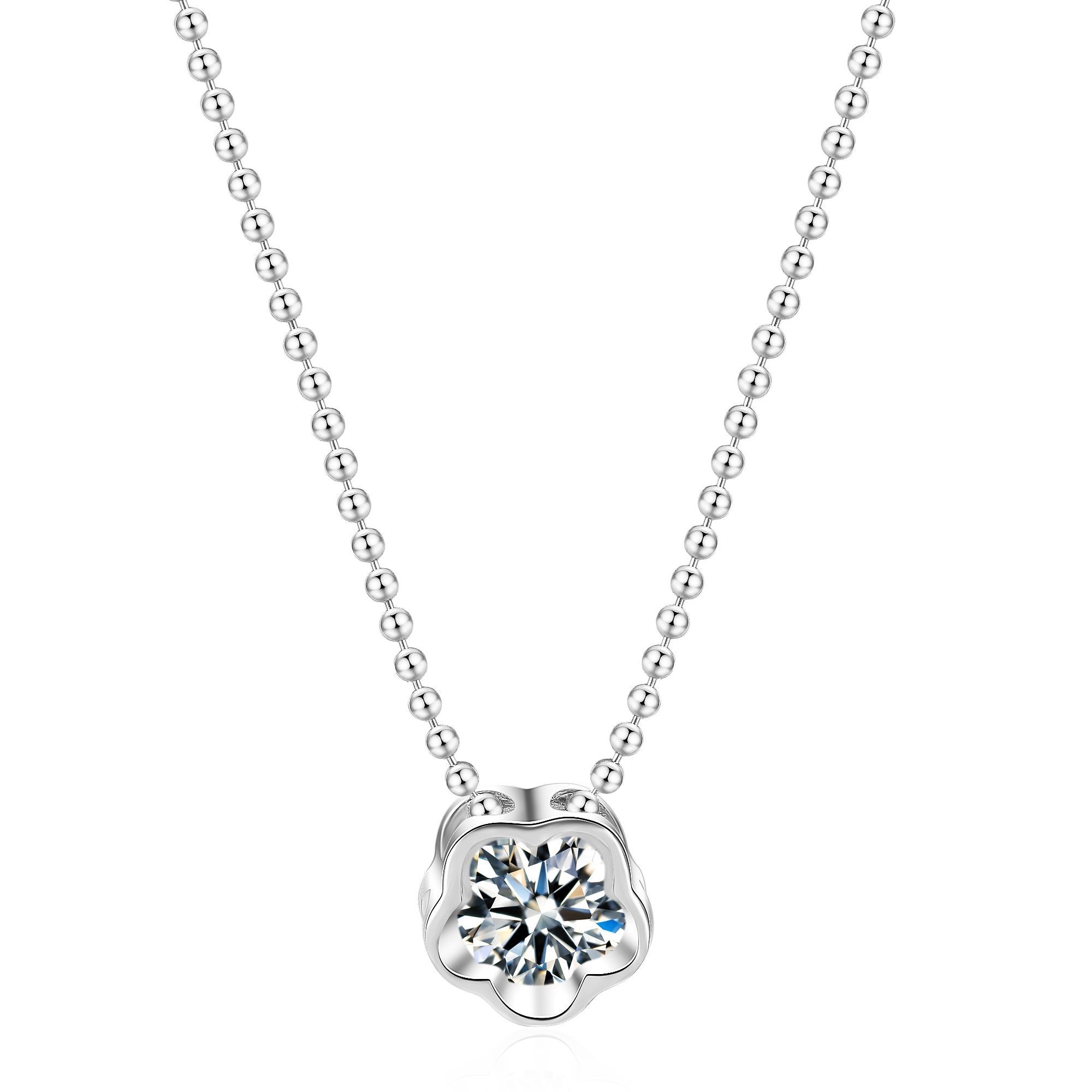 AILORIA Kette mit Anhänger »DÉSIR mit Solitaire-Anhänger«, aus 925 Sterling Silver