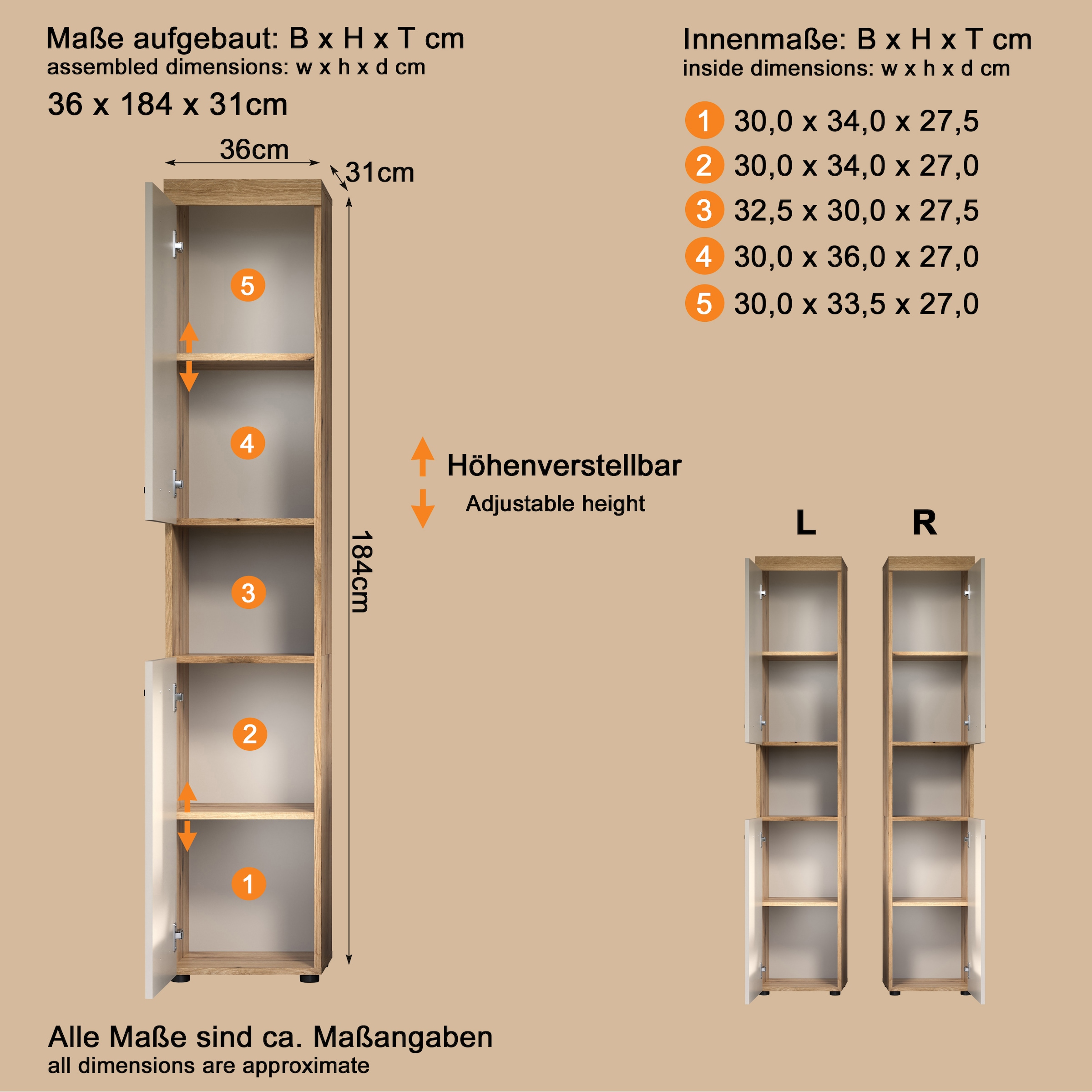 welltime Badmöbel-Set »Isera« 4 Stk. tlg.