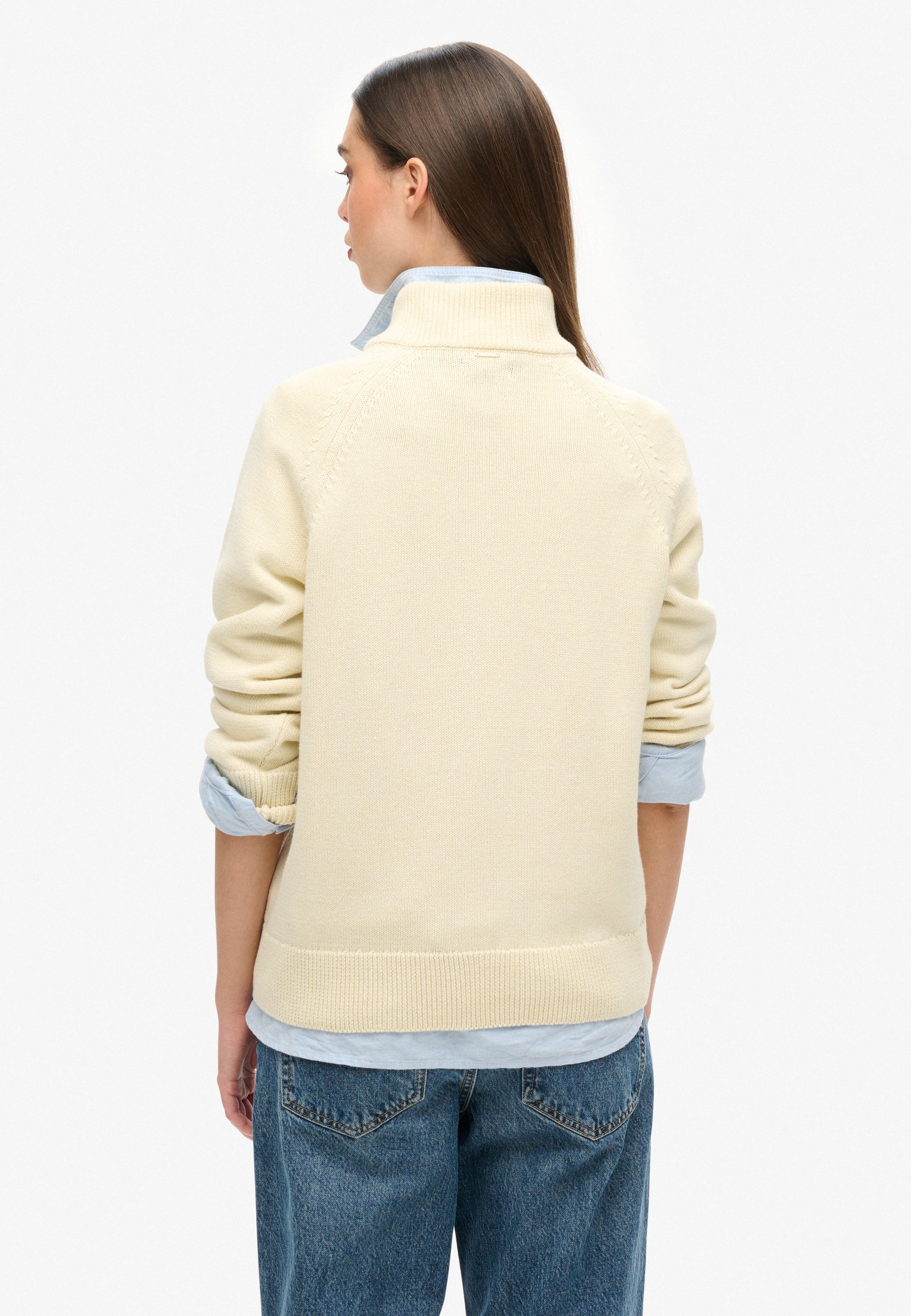 Superdry Troyer »CLASSIC COTTON KNIT HALF ZIP« Baumwolle