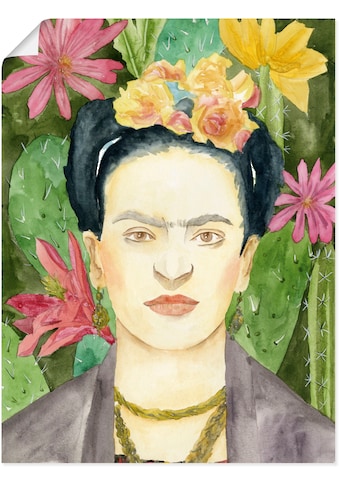 Wandbild »Frida Kahlo I«, Bilder von Frauen, (1 St.)