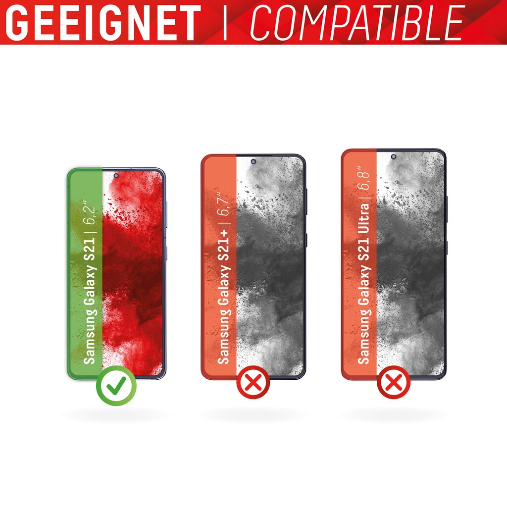 Displex Displayschutzfolie »DISPLEX Privacy Glass Panzerglas für Samsung Galaxy S21 5G (6,2")«, für Samsung Galaxy S21