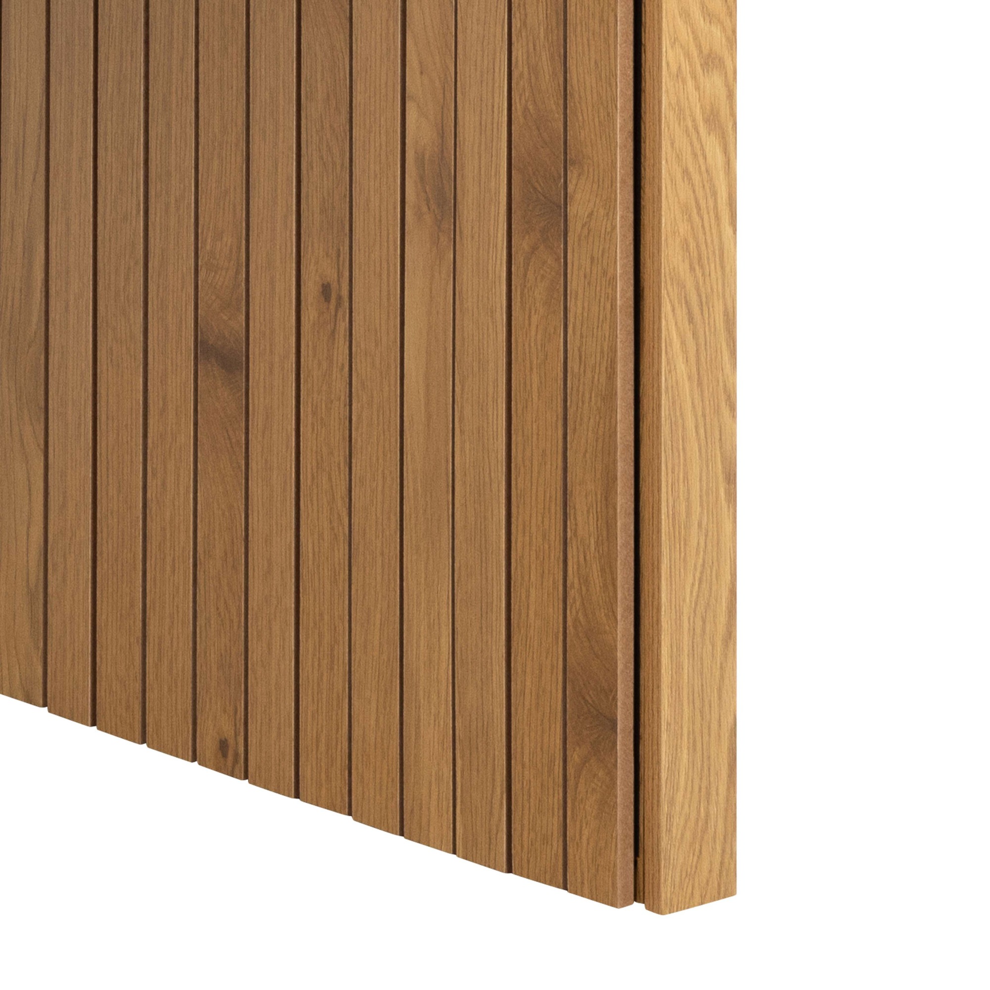 ACTONA GROUP Esstisch »Colima«, Esstisch, matt Wildeiche rau Melamin mit lamellenfront, 210x100x75 cm
